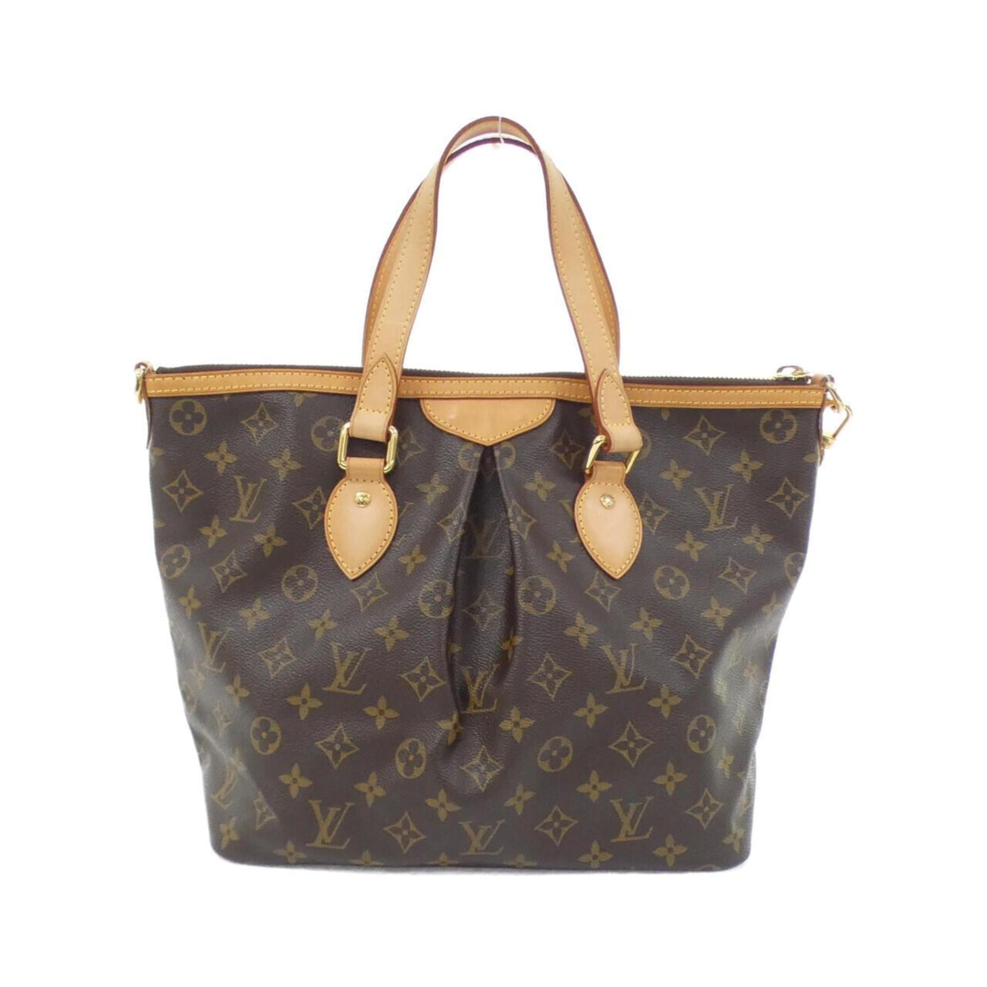 Louis Vuitton Marron Coated Canvas Handbag