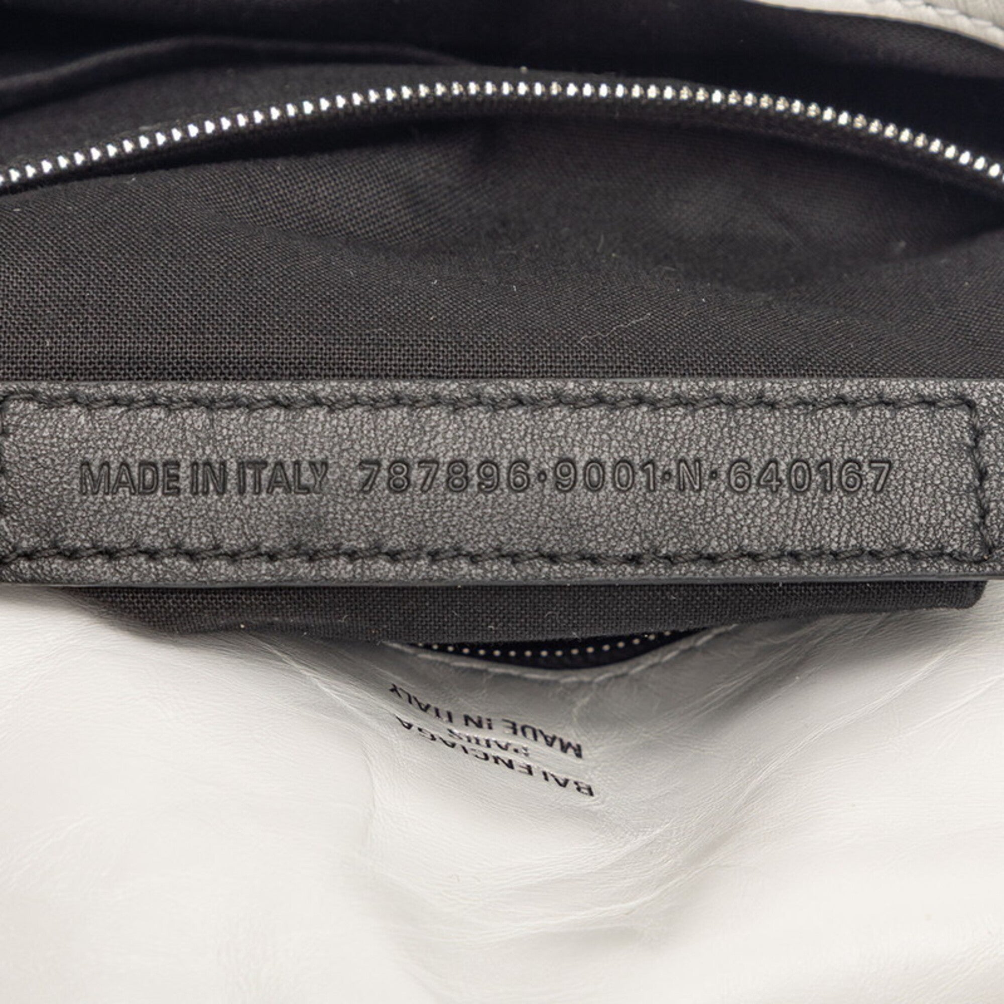 Balenciaga White Leather Shoulder