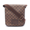 Louis Vuitton Brown Damier Canvas Coated Canvas Leather Handbag Shoulder Bag