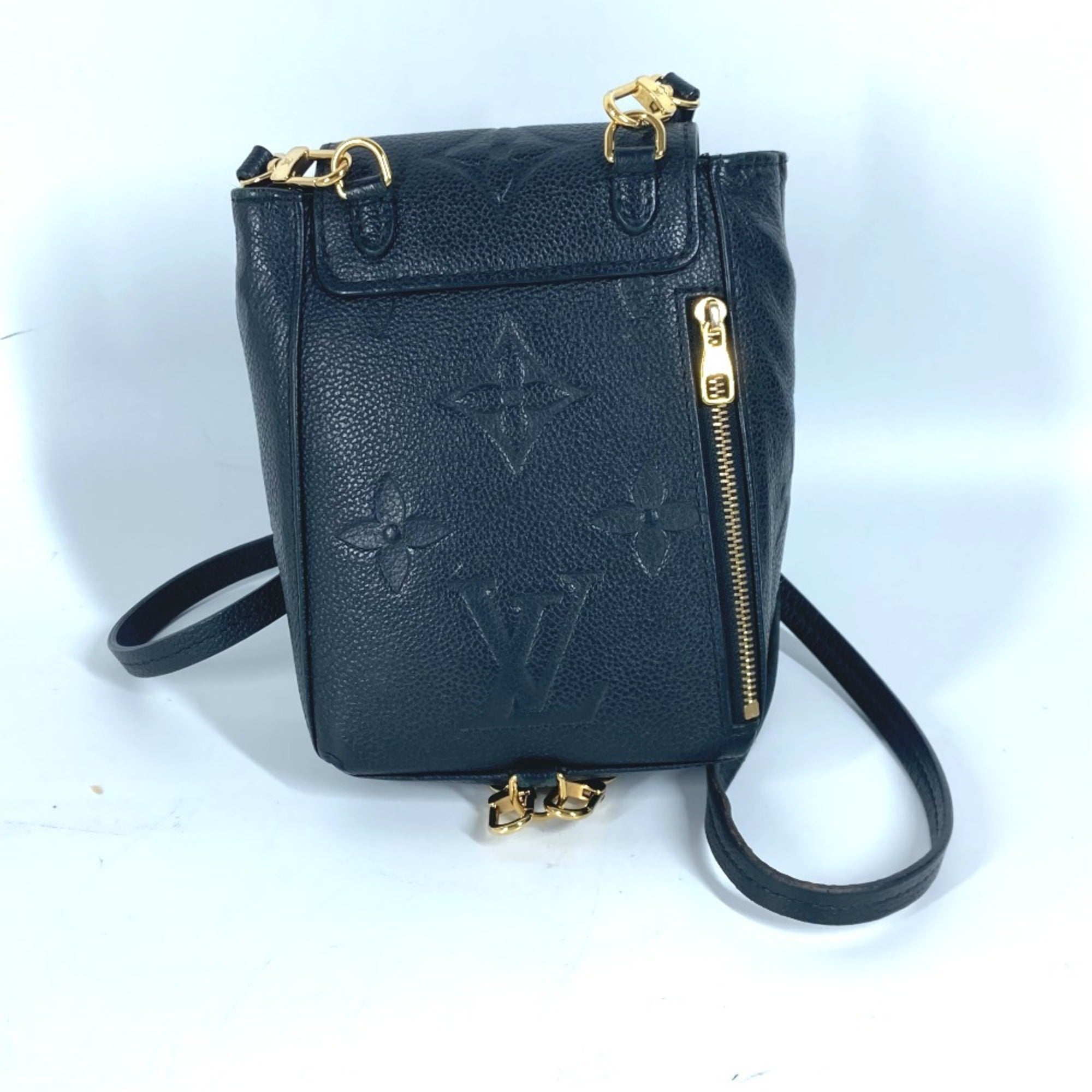 Louis Vuitton Black Noir Monogram Empreinte Backpack