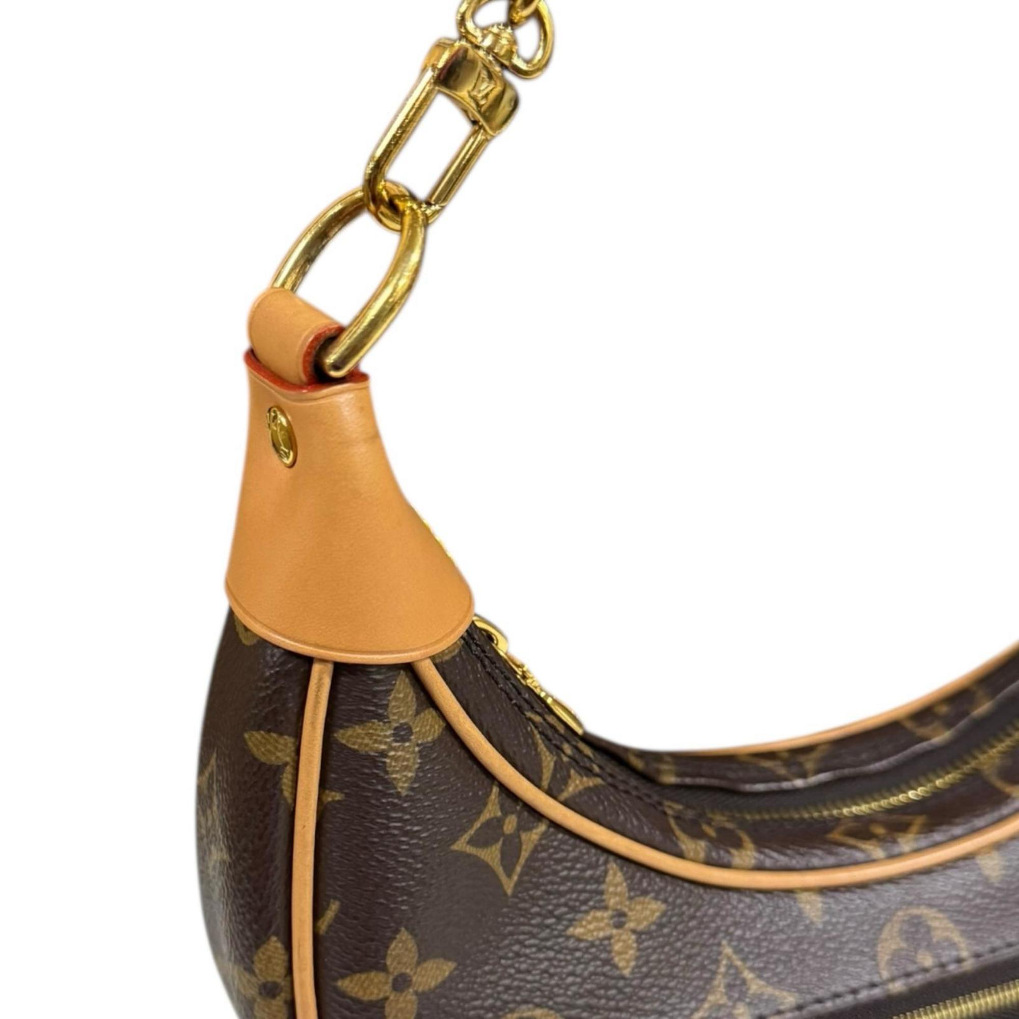Louis Vuitton Brown Monogram Canvas Shoulder Bag