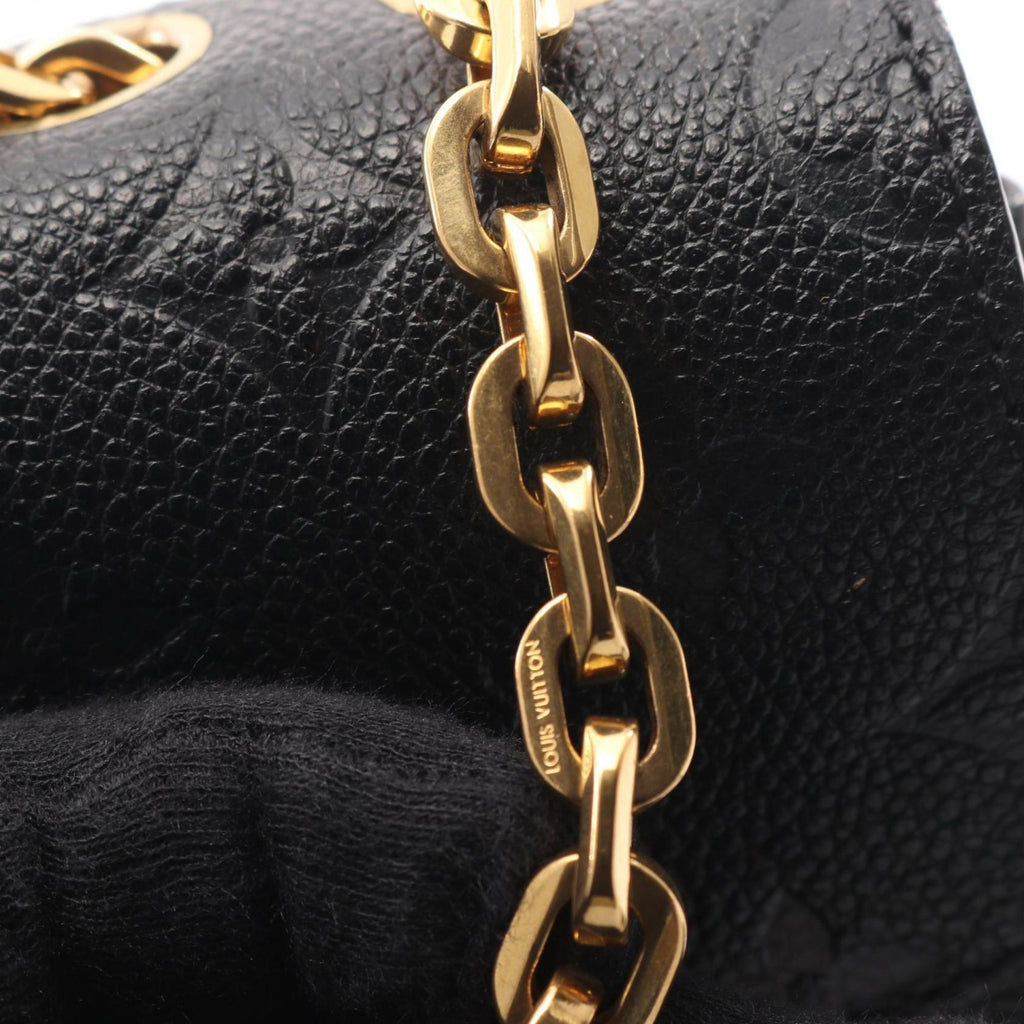 Louis Vuitton Black Noir Monogram Empreinte Shoulder Bag