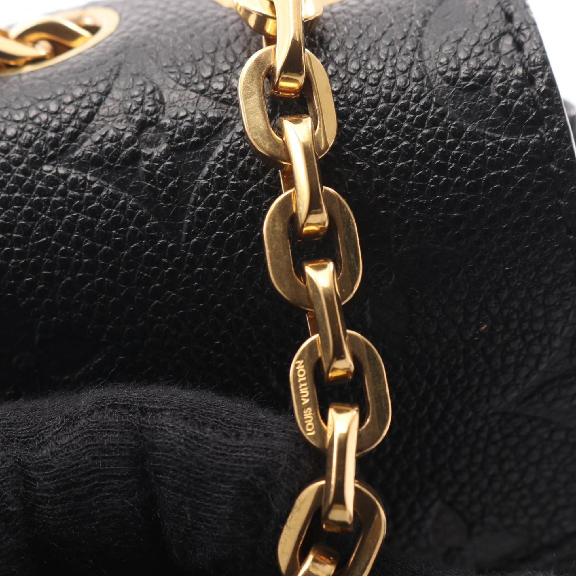 Louis Vuitton Black Noir Monogram Empreinte Shoulder Bag