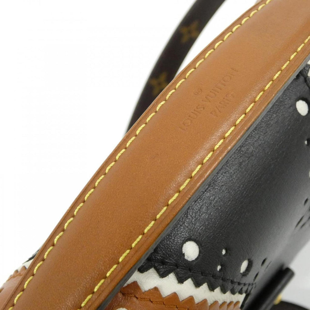 Louis Vuitton Monogram Marron Coated Canvas Leather Handbag Pochette