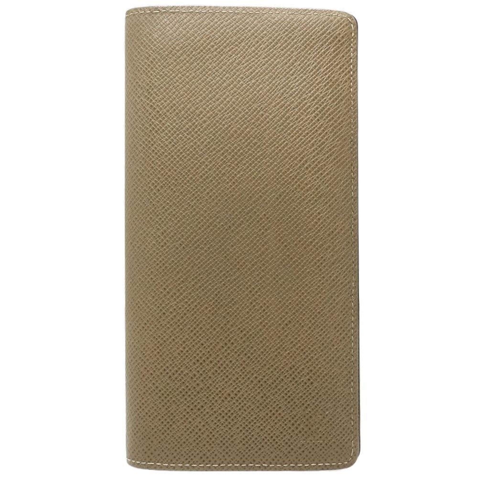 Louis Vuitton Khaki Taiga Leather Long Wallet