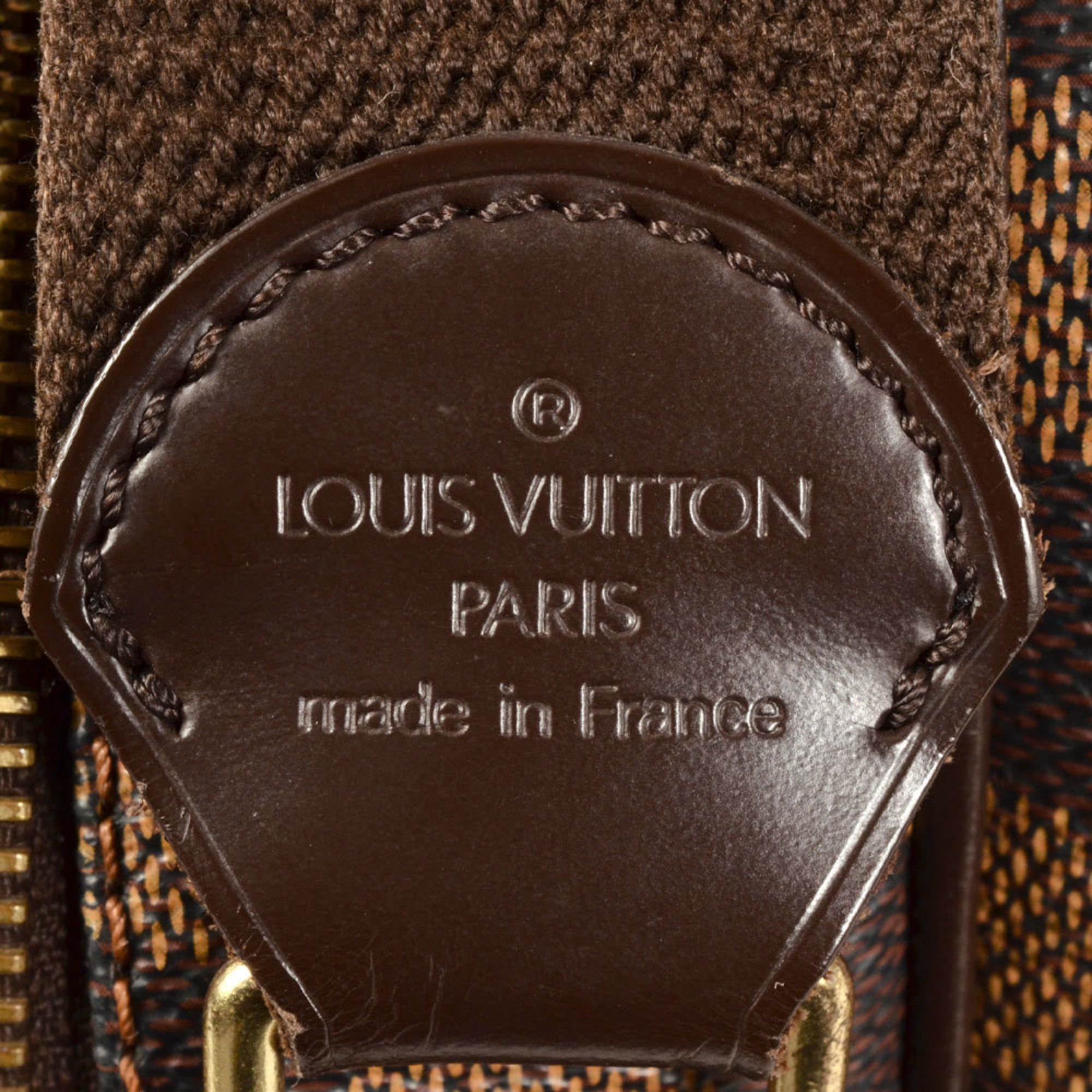 Louis Vuitton Brown Damier Canvas Ebene Damier Canvas Shoulder Bag