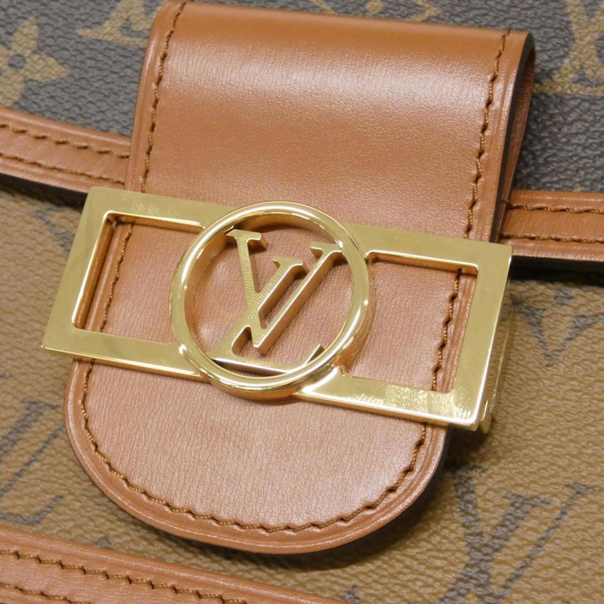 Louis Vuitton Marron Coated Canvas Shoulder Bag