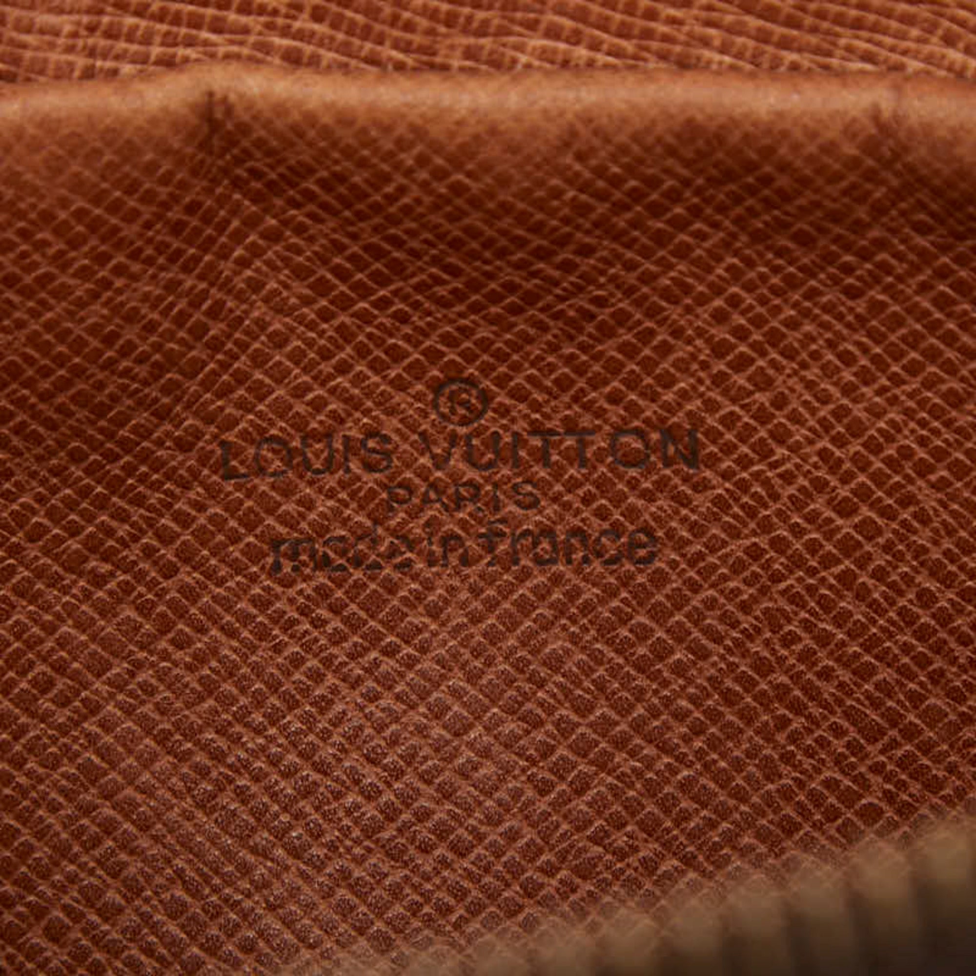 Louis Vuitton Brown Pvc Leather Pochette Shoulder Bag