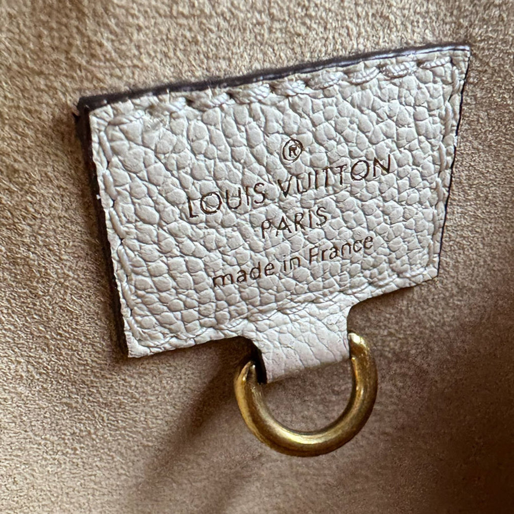 Louis Vuitton Cream Monogram Empreinte Shoulder Bag