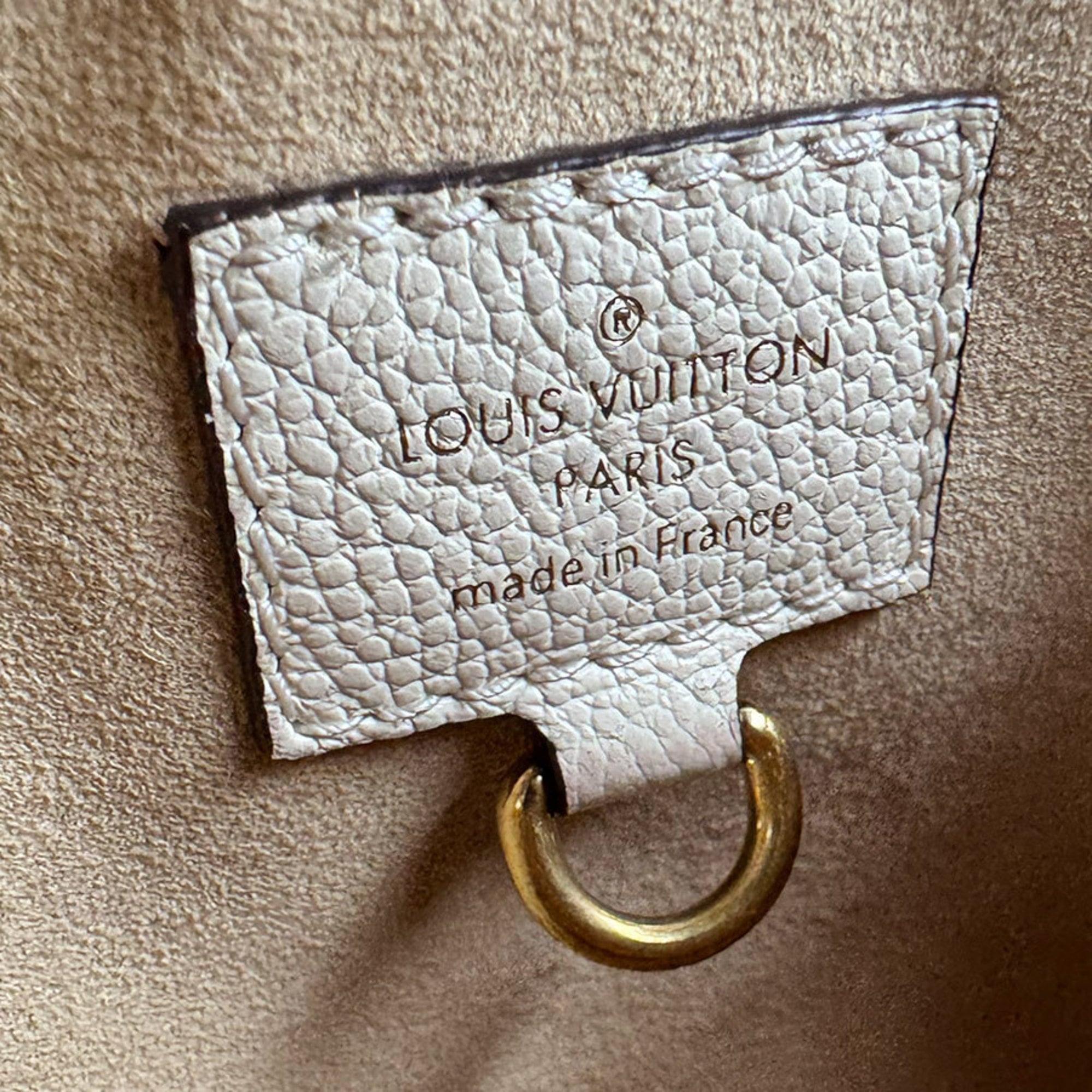 Louis Vuitton Cream Monogram Empreinte Shoulder Bag