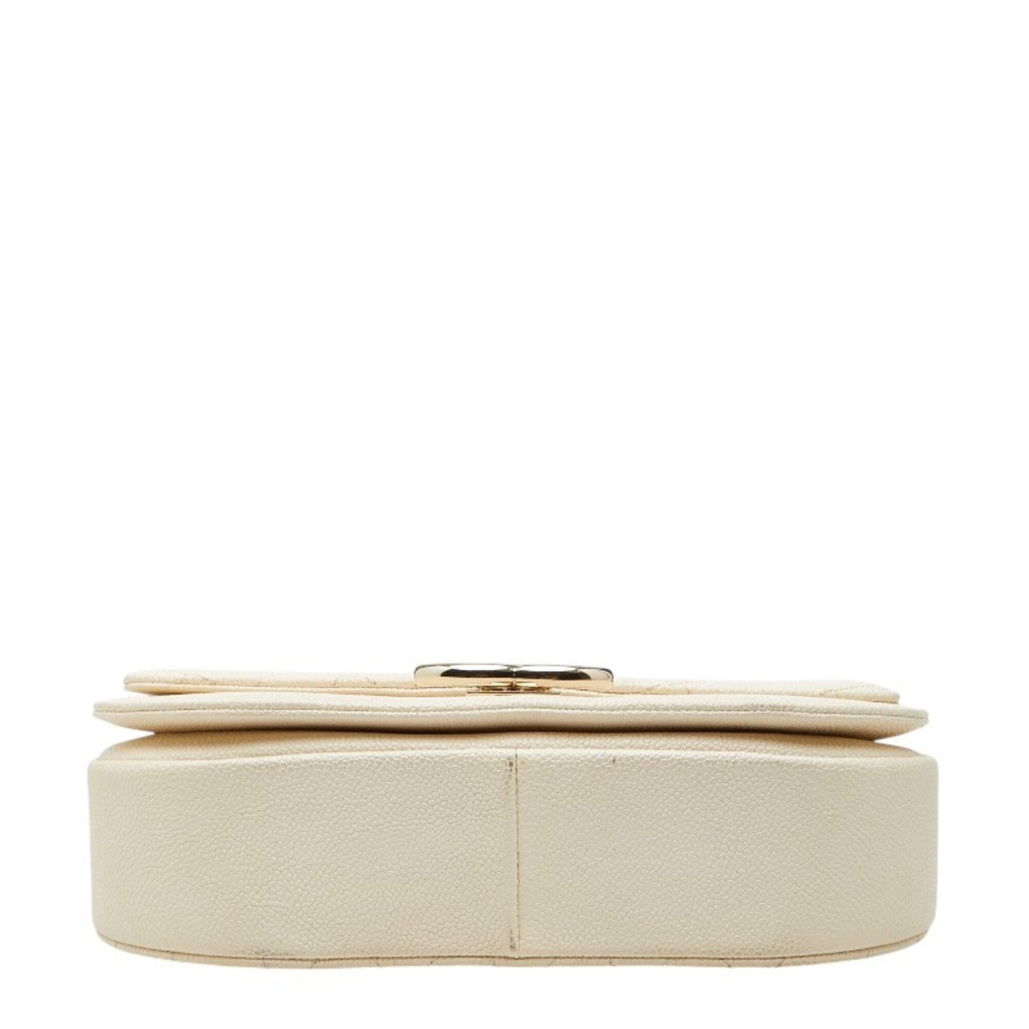 Chanel Beige Grained Calfskin Shopping Bag