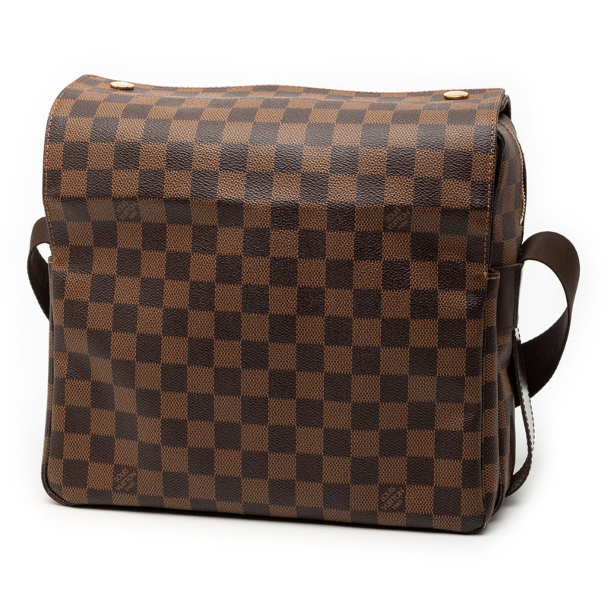 Louis Vuitton Brown Damier Canvas Ebene Leather Pvc Messenger Bag
