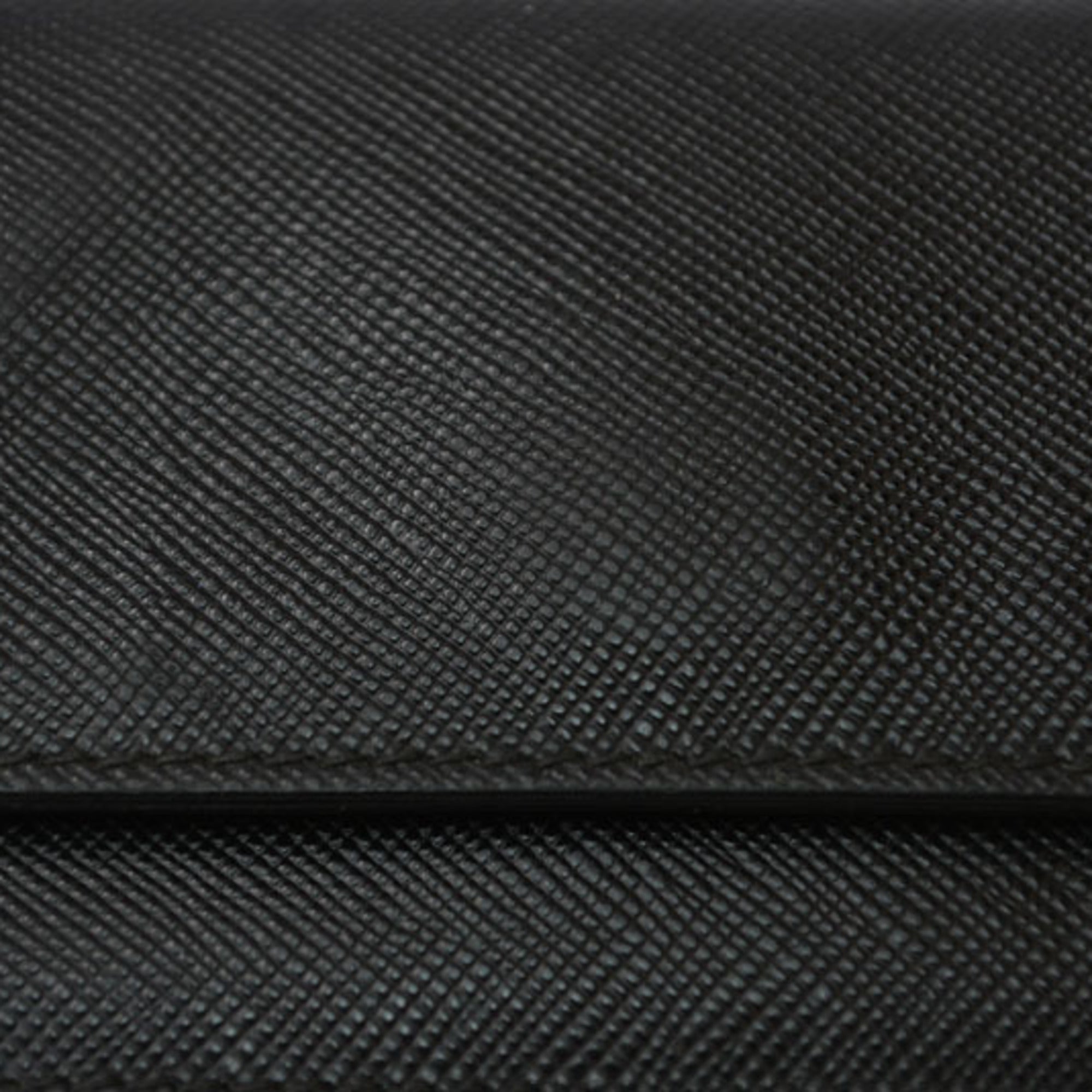 Prada Black Leather Coin Purse/Coin Case