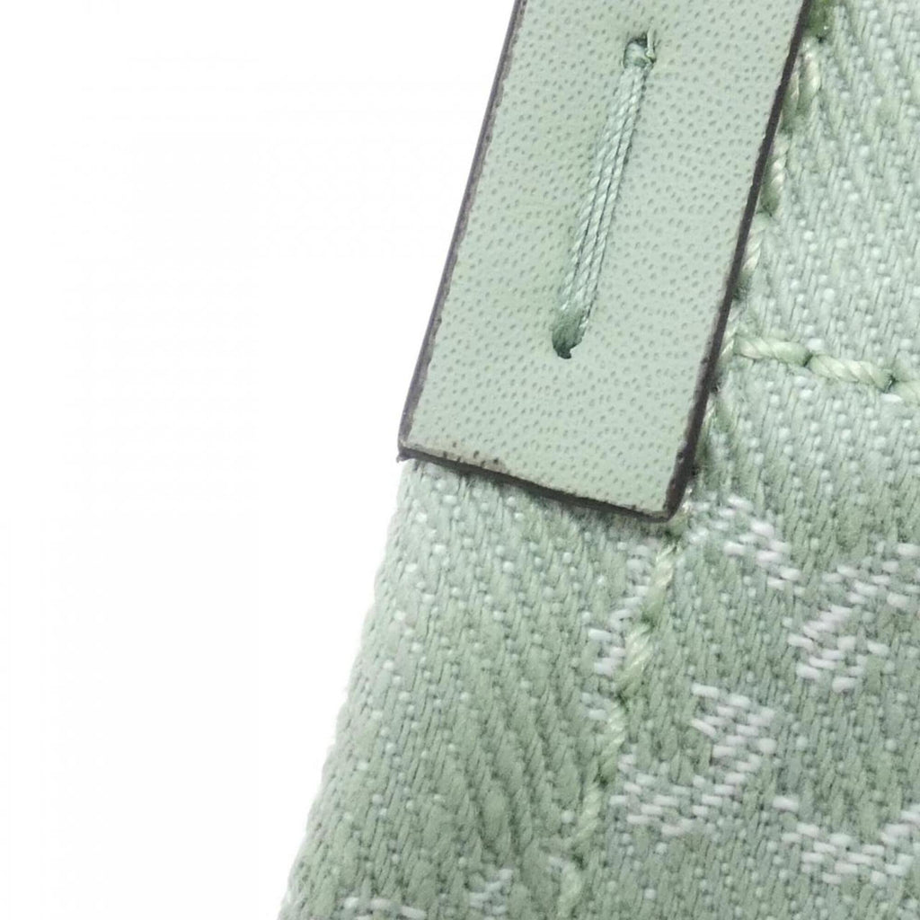 Gucci Pale Green Denim Handbag Pouch (Pre-Owned)