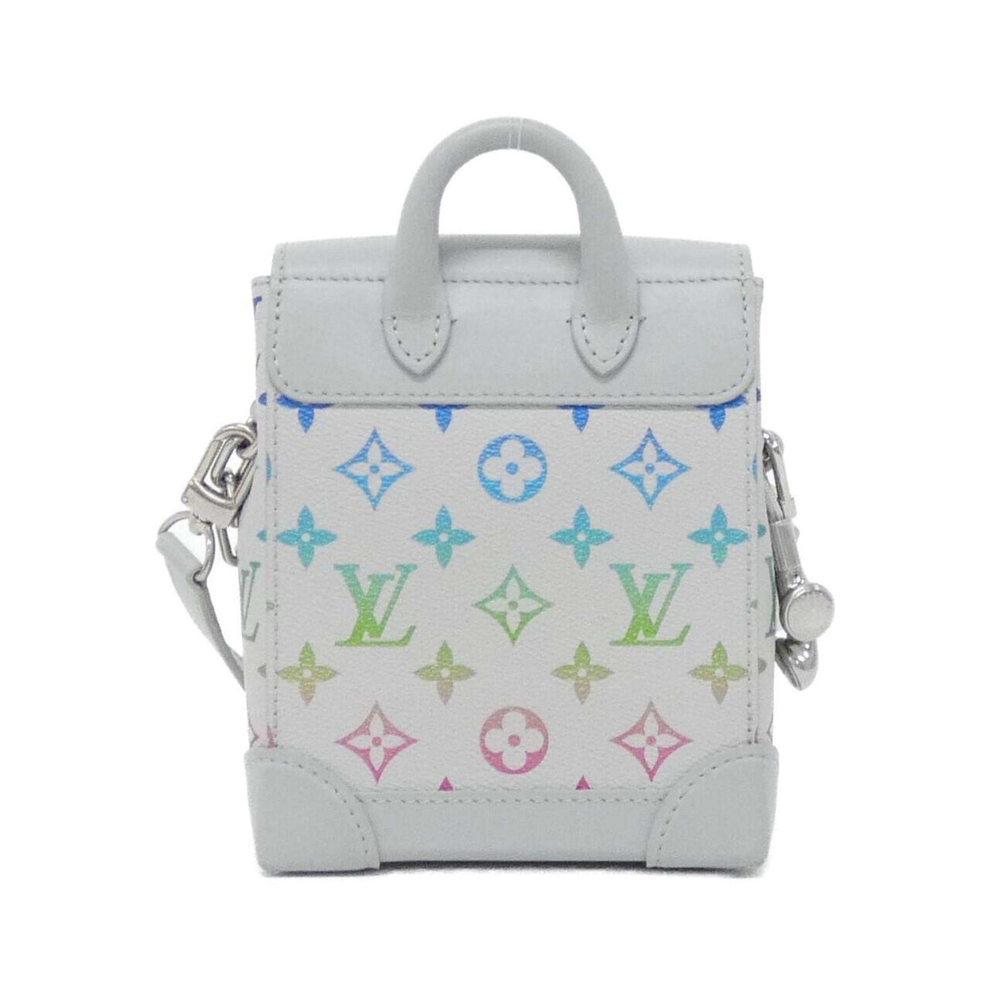 Louis Vuitton Gray Coated Canvas Shoulder Bag
