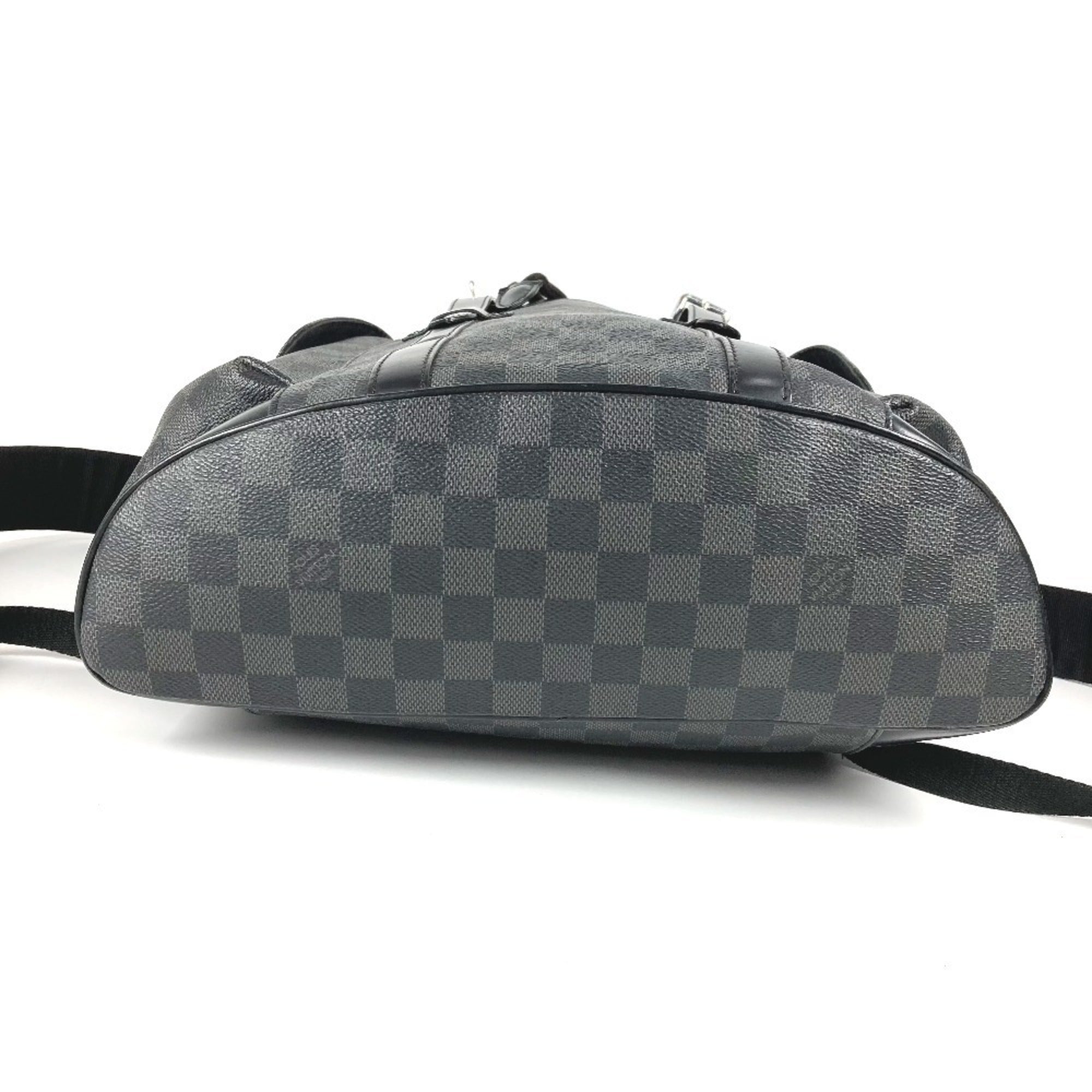Louis Vuitton Black Damier Graphite Backpack
