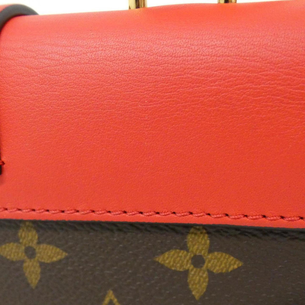 Louis Vuitton Brown Coquelicots Coated Canvas Leather Handbag