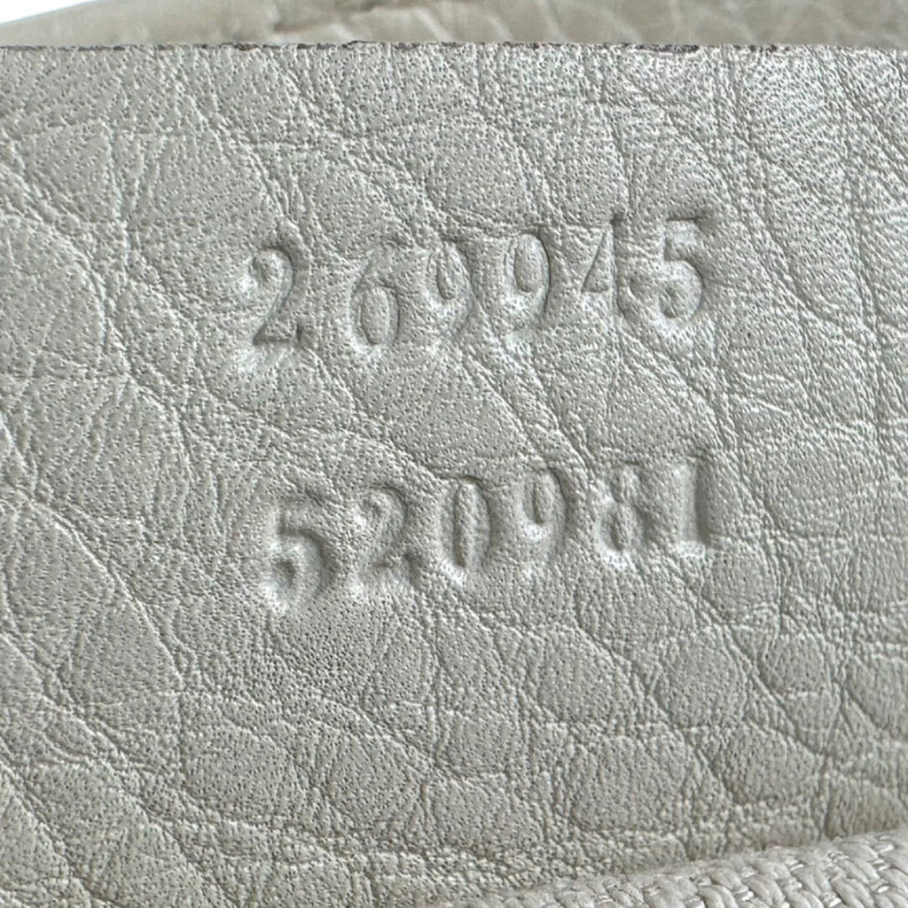 Gucci Brown Ivory Gg Canvas Leather Handbag (Pre-Owned)