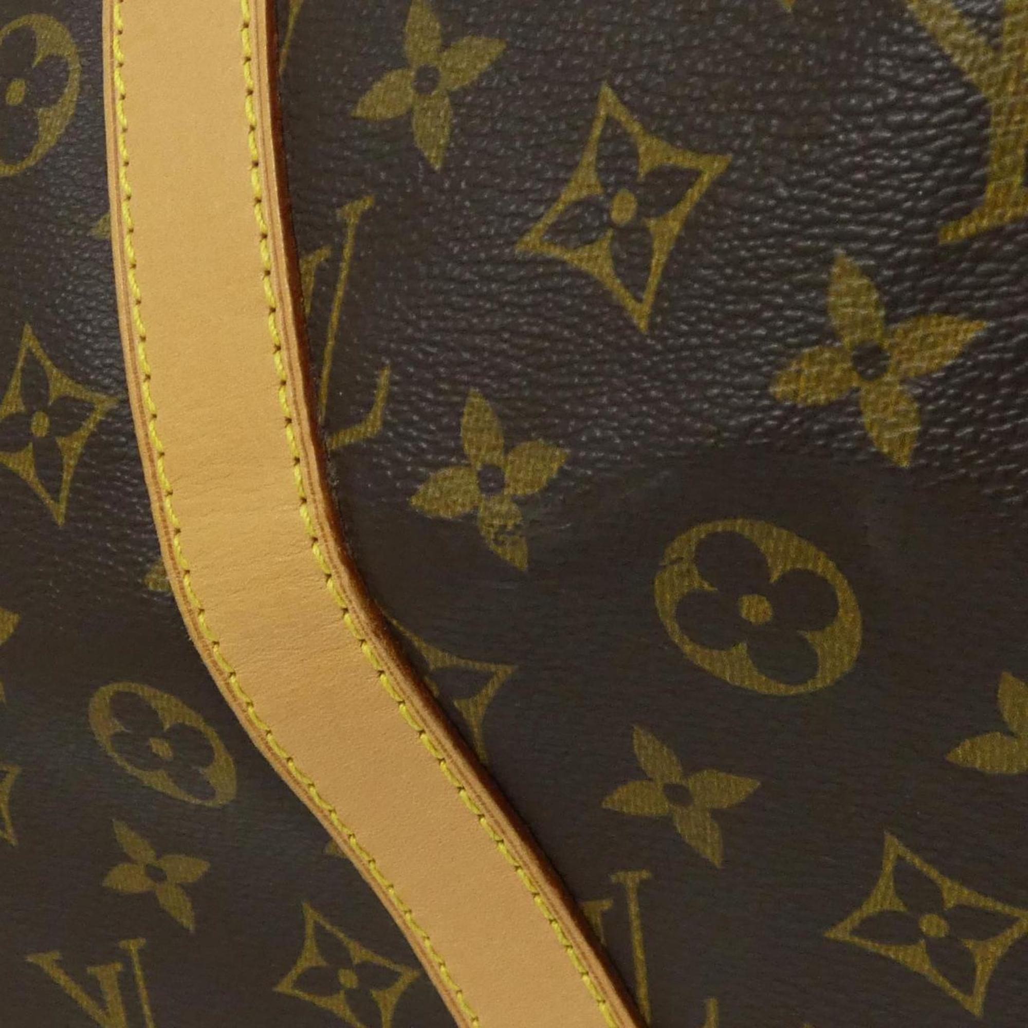 Louis Vuitton Marron Coated Canvas Boston Bag