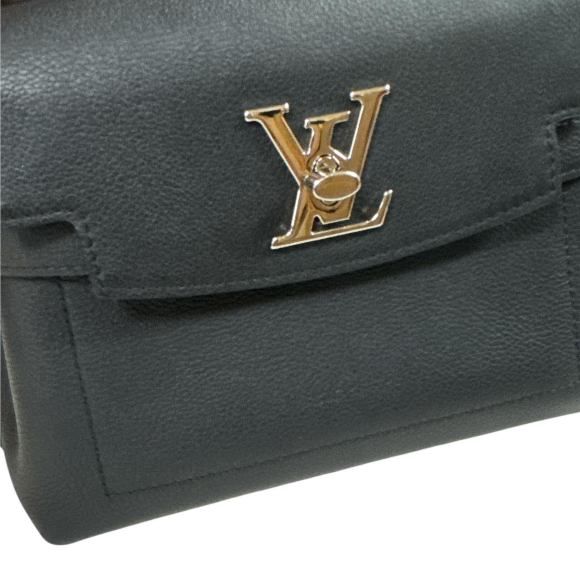 Louis Vuitton Black Noir Leather Shoulder Bag