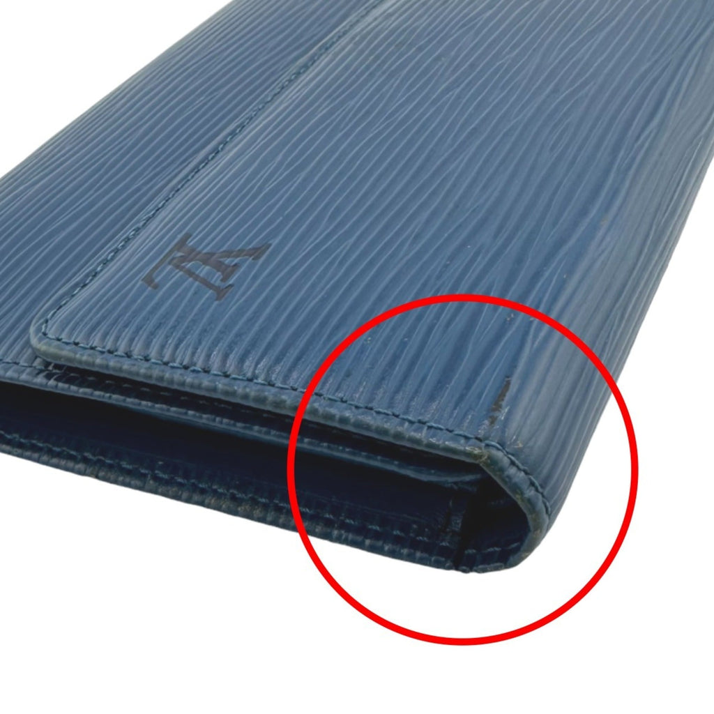 Louis Vuitton Toledo Blue Epi Leather Wallet