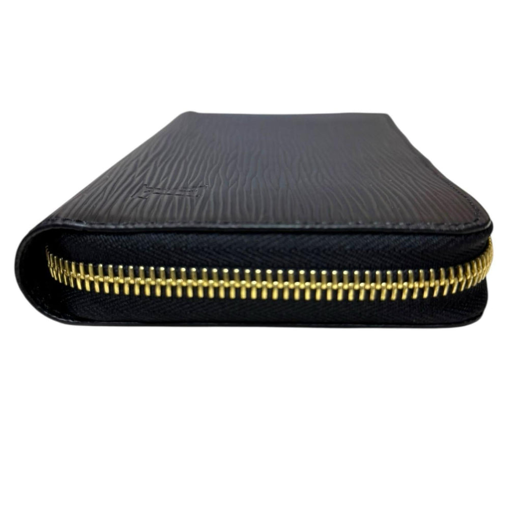 Louis Vuitton Black Noir Epi Leather Long Wallet