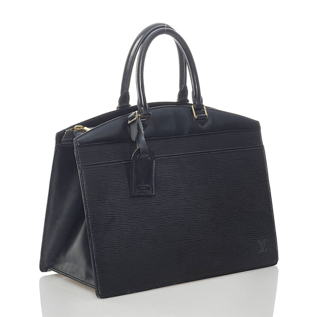 Louis Vuitton Epi Riviera Handbag M48182 Noir Leather Ladies LOUIS VUITTON