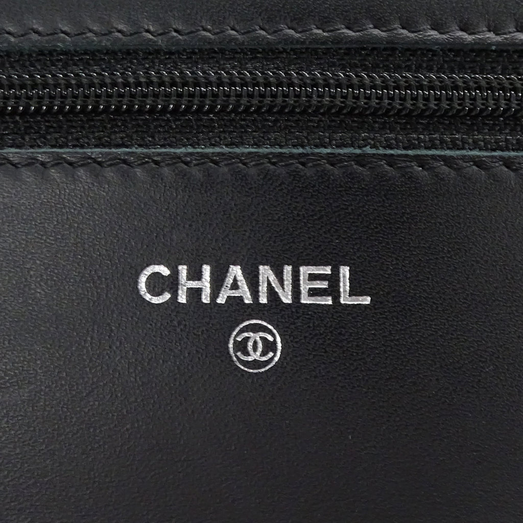Chanel Black Grained Calfskin Handbag