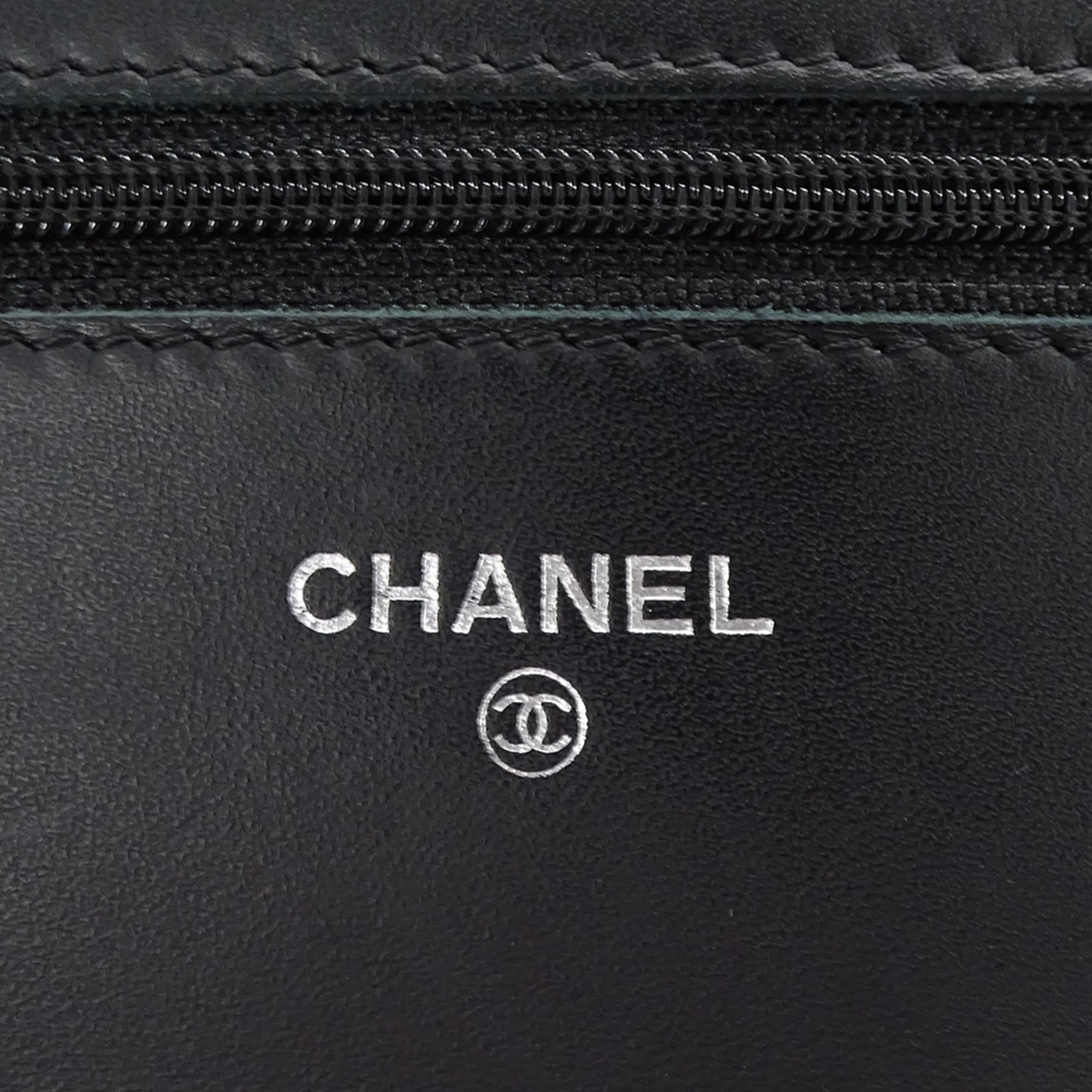 Chanel Black Grained Calfskin Handbag