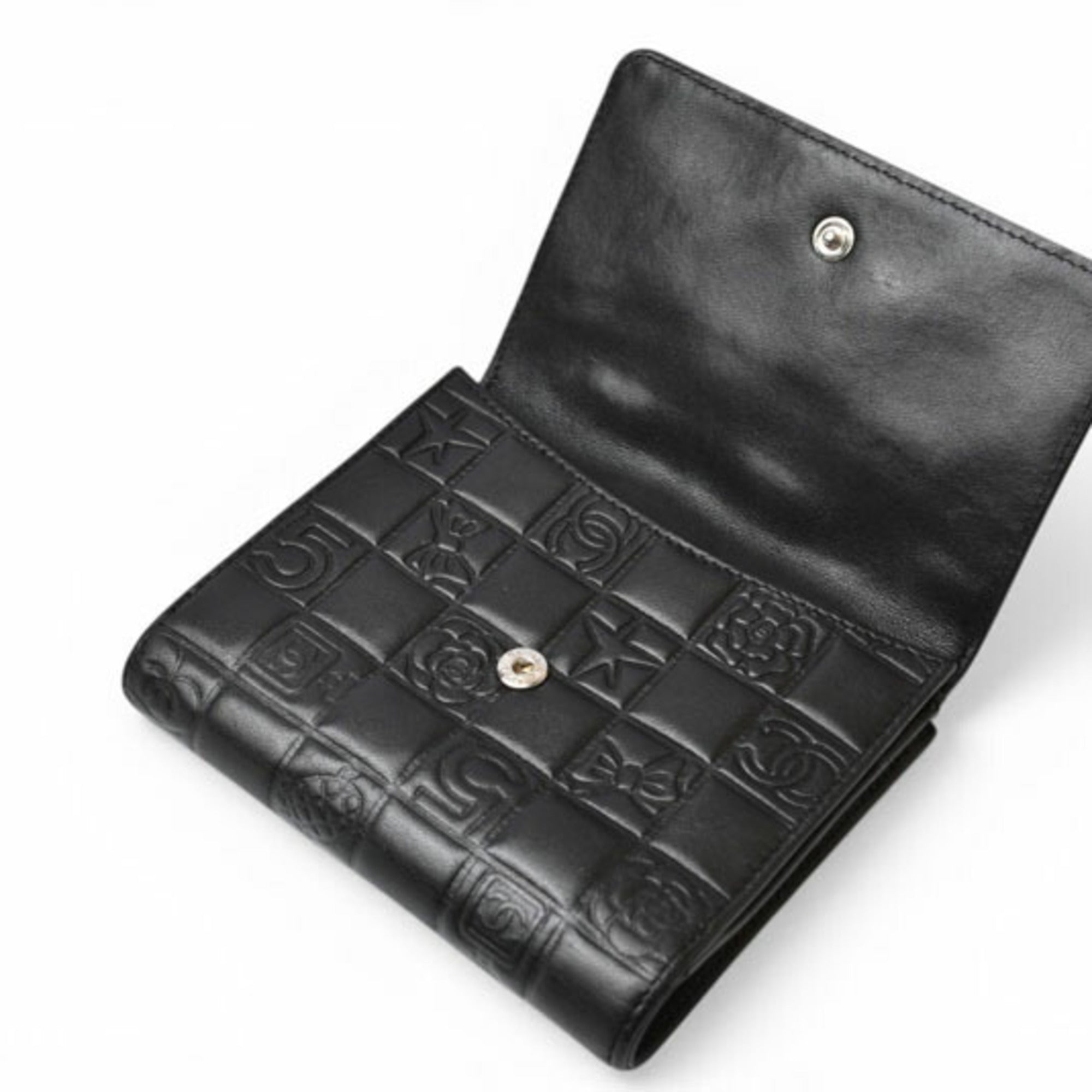 Chanel Black Leather Wallet (Bi-Fold)
