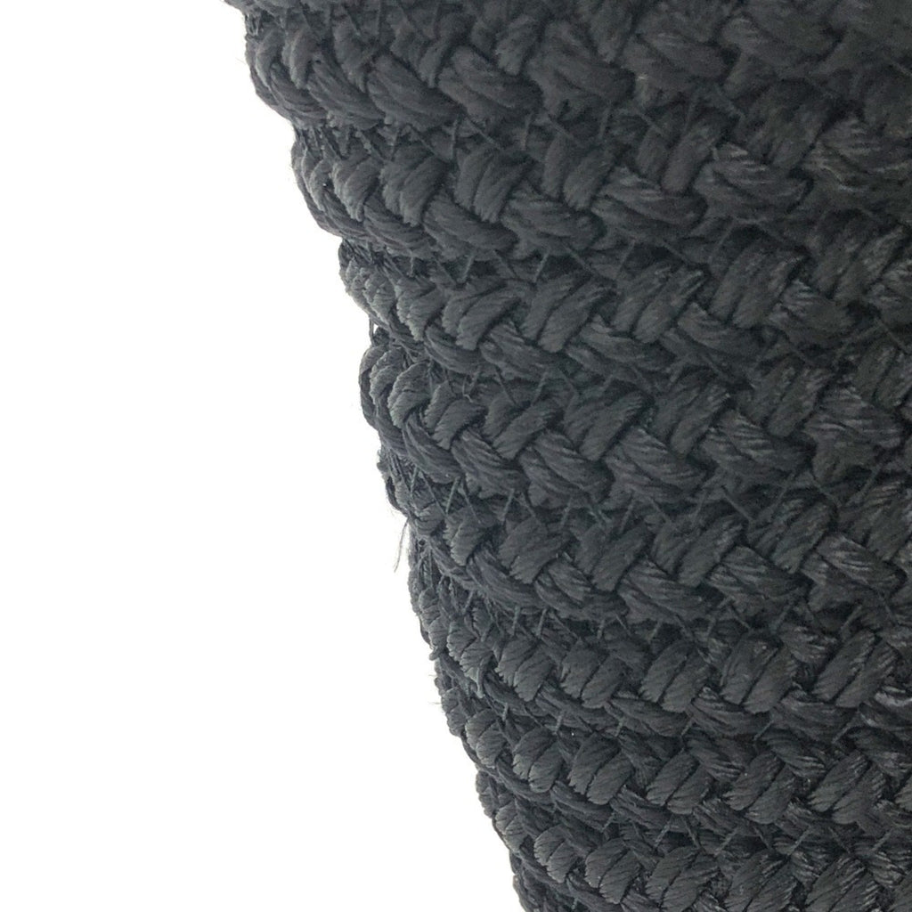 Balenciaga Black Nylon Leather Basket Shoulder