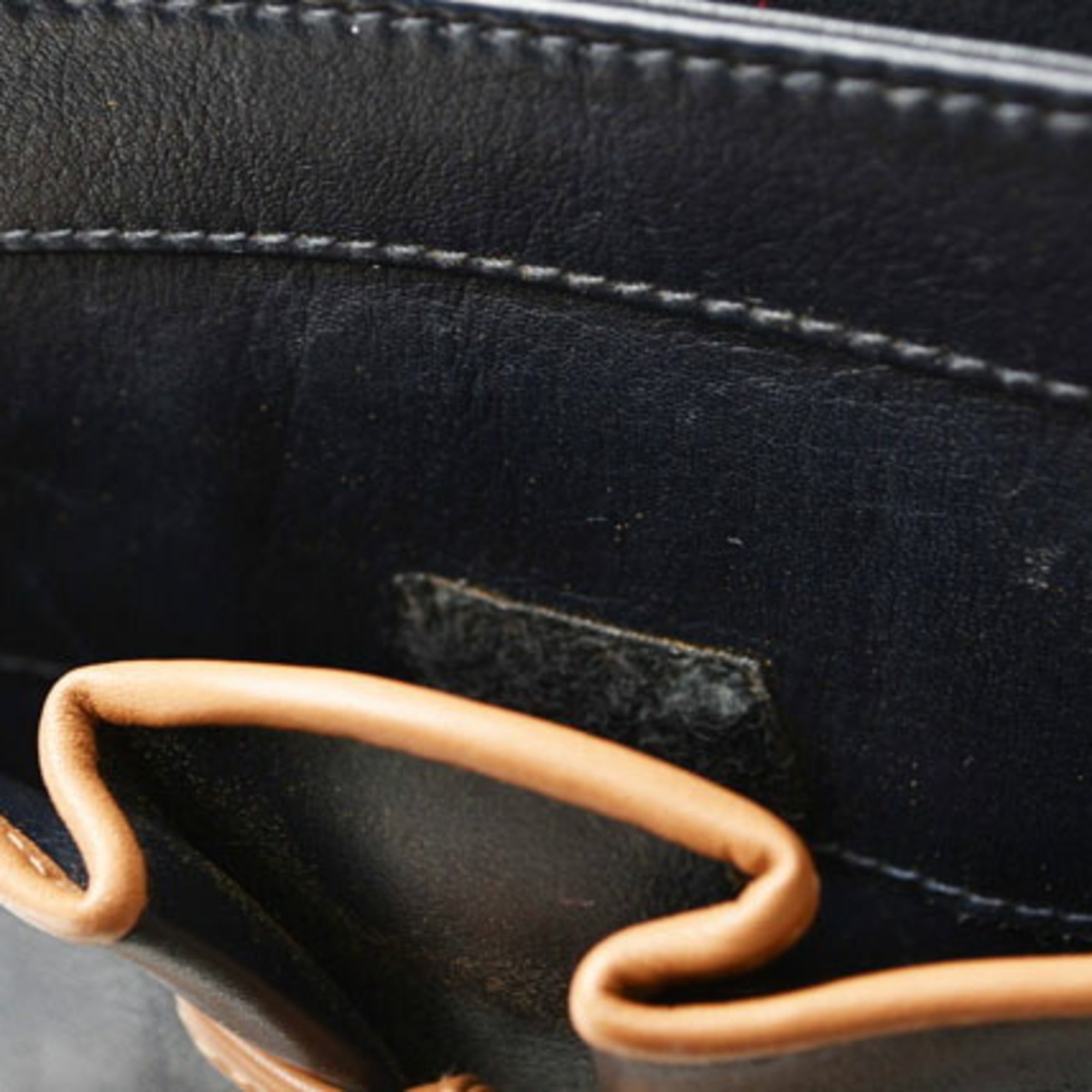 Celine Dark Navy Leather Shoulder Bag