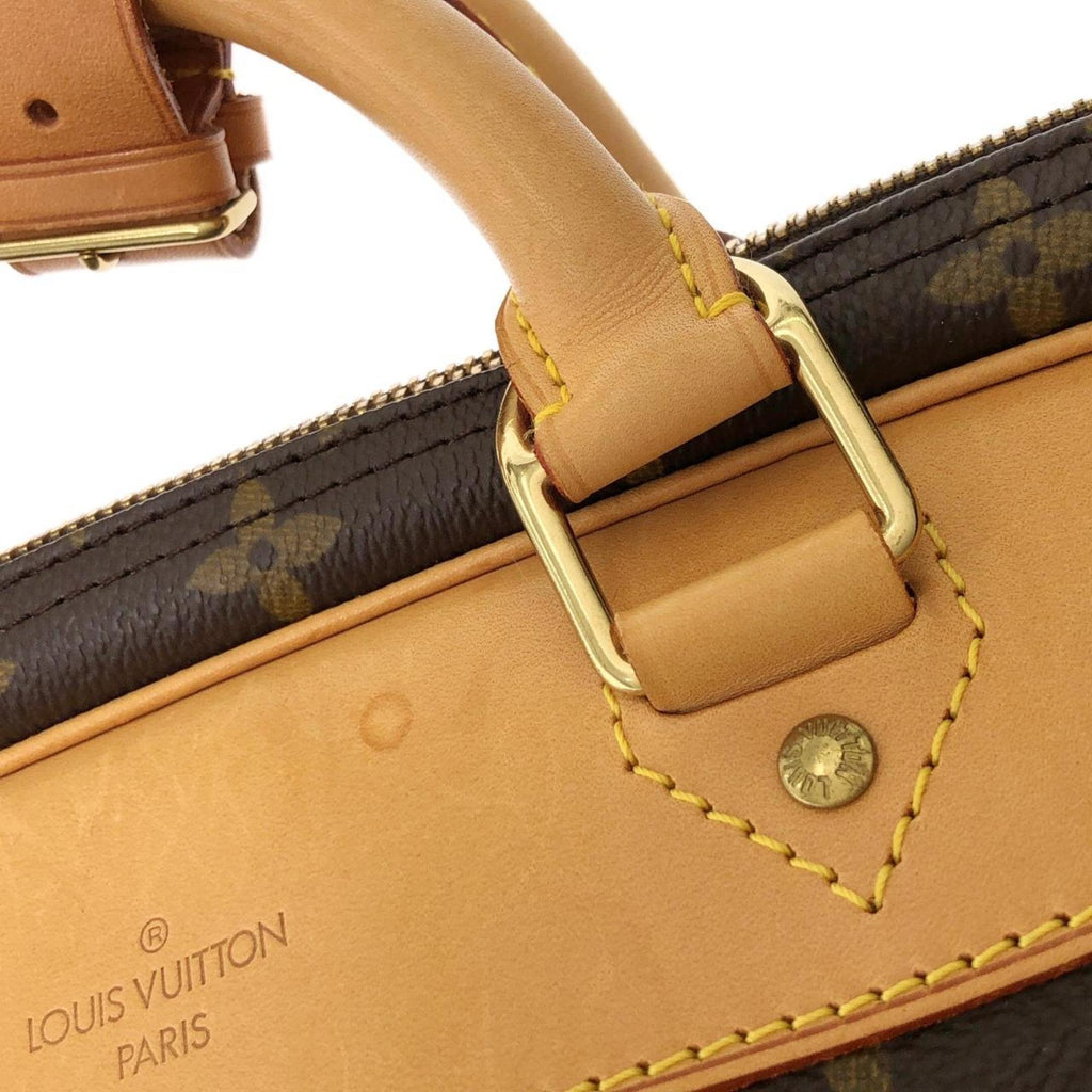 Louis Vuitton Brown Coated Canvas Boston Bag