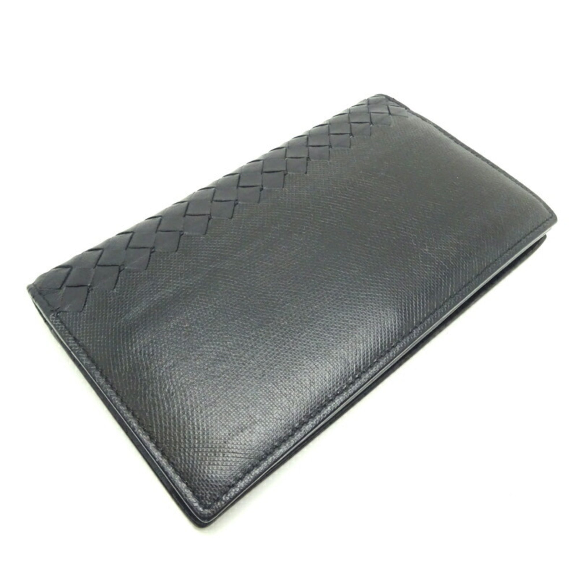 Bottega Veneta Intrecciato Black Intrecciato Coin Purse/Coin Case