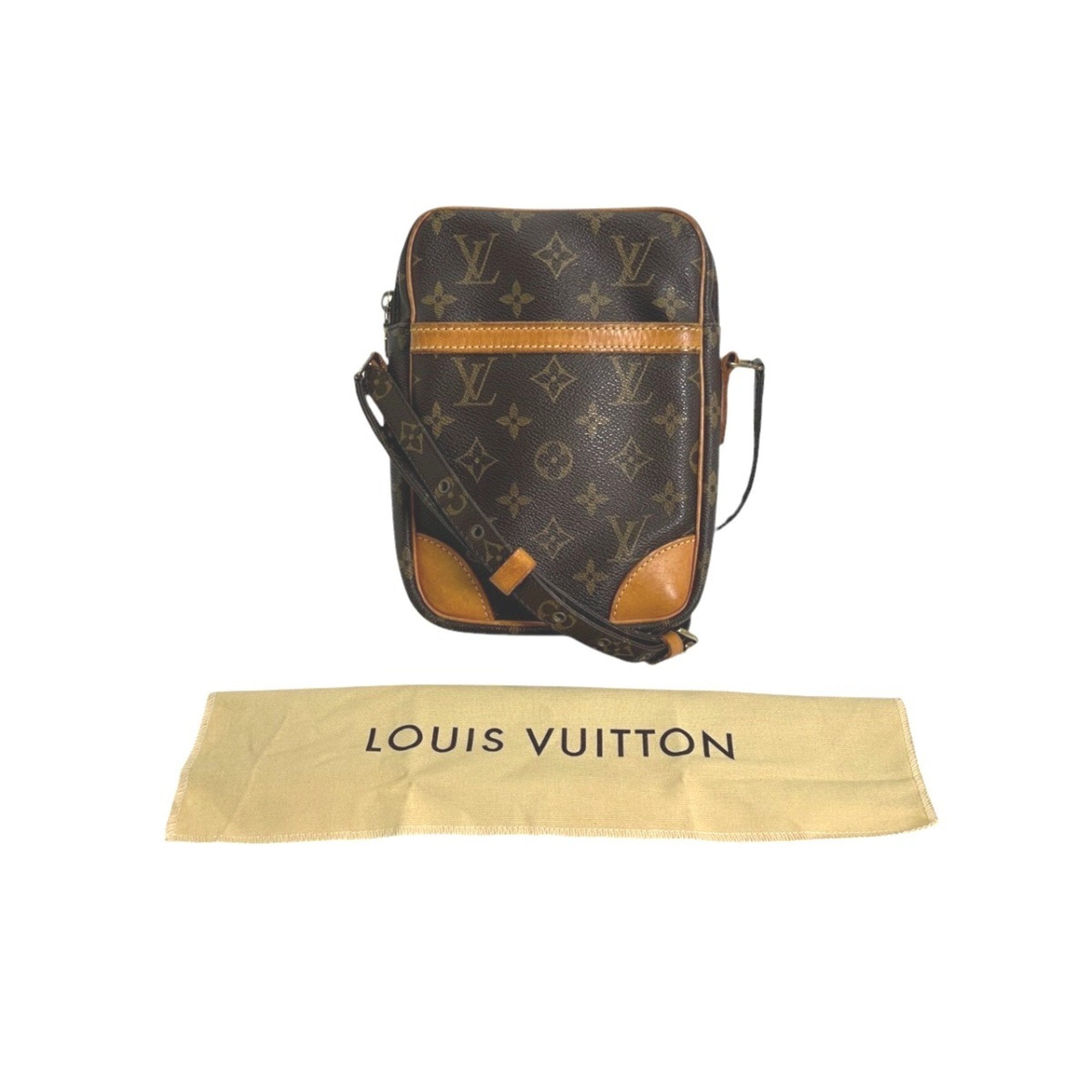 Louis Vuitton Brown Monogram Canvas Shoulder Bag