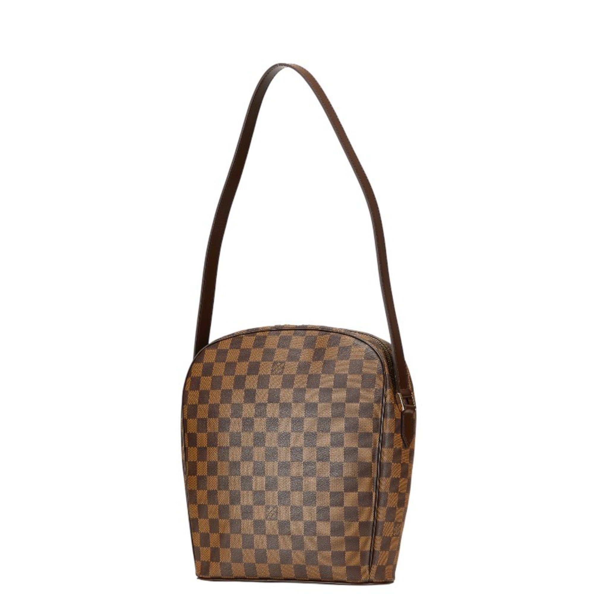 Louis Vuitton Damier Brown Pvc Leather Shoulder Bag