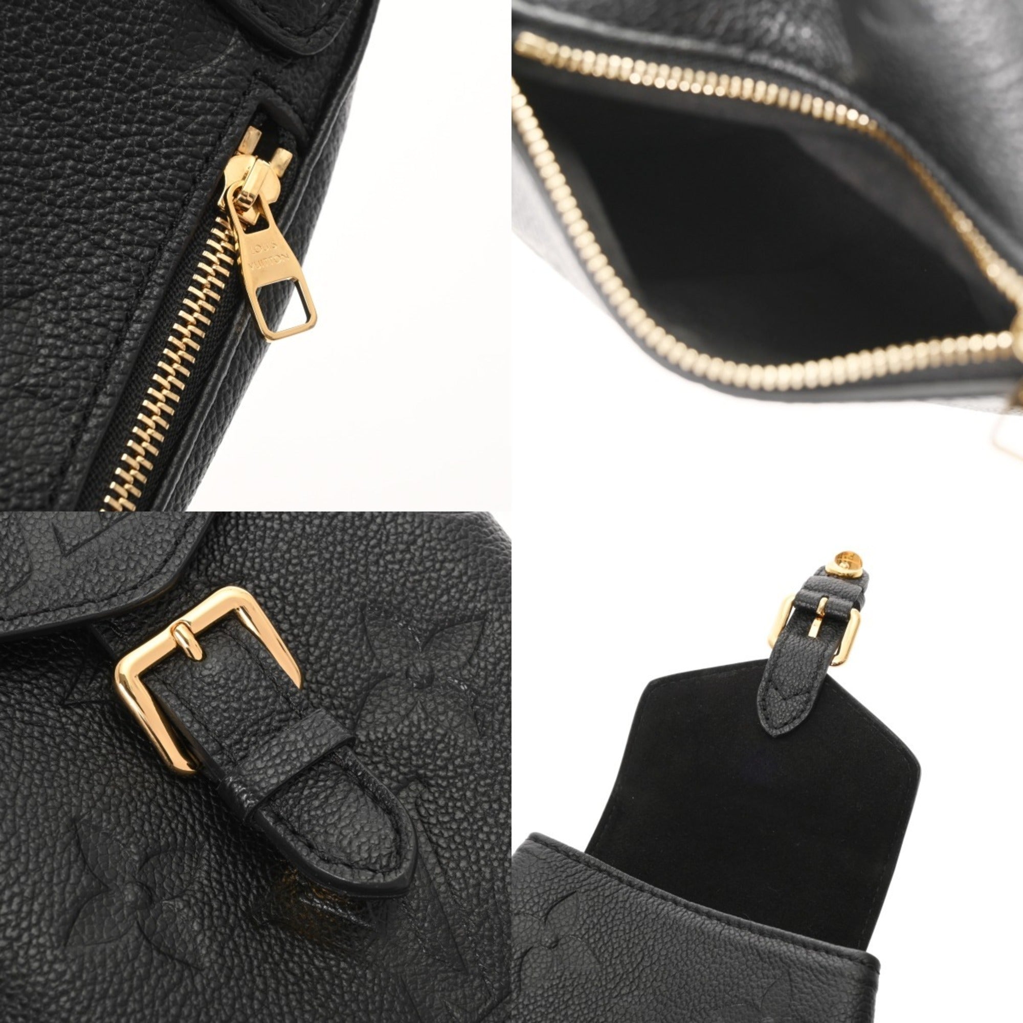 Louis Vuitton Monogram Empreinte Noir Leather Backpack