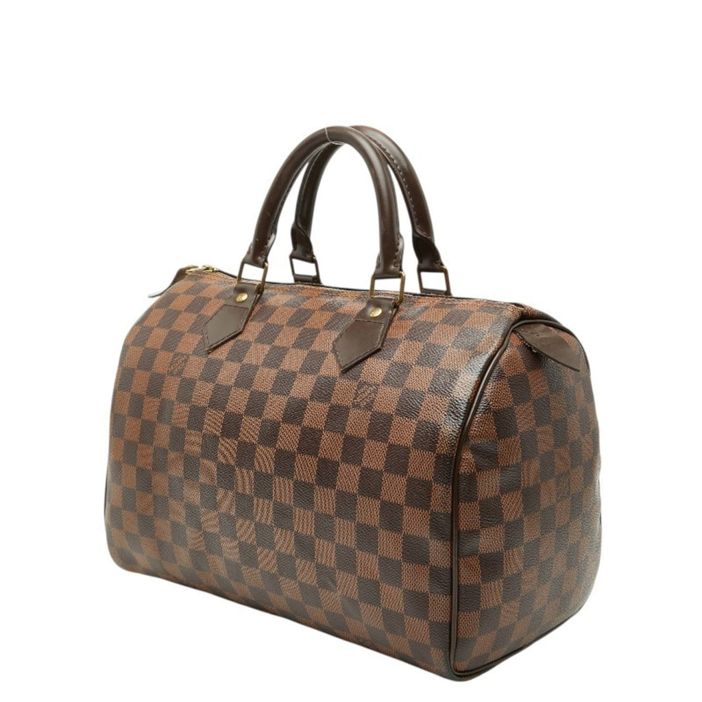 Louis Vuitton Damier Brown Damier Canvas Ebene Damier Canvas Boston Bag Handbag