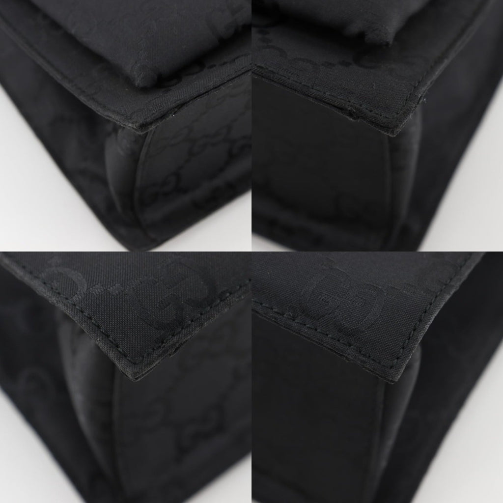 Gucci Black Gg Canvas Tote Bag (Pre-Owned)