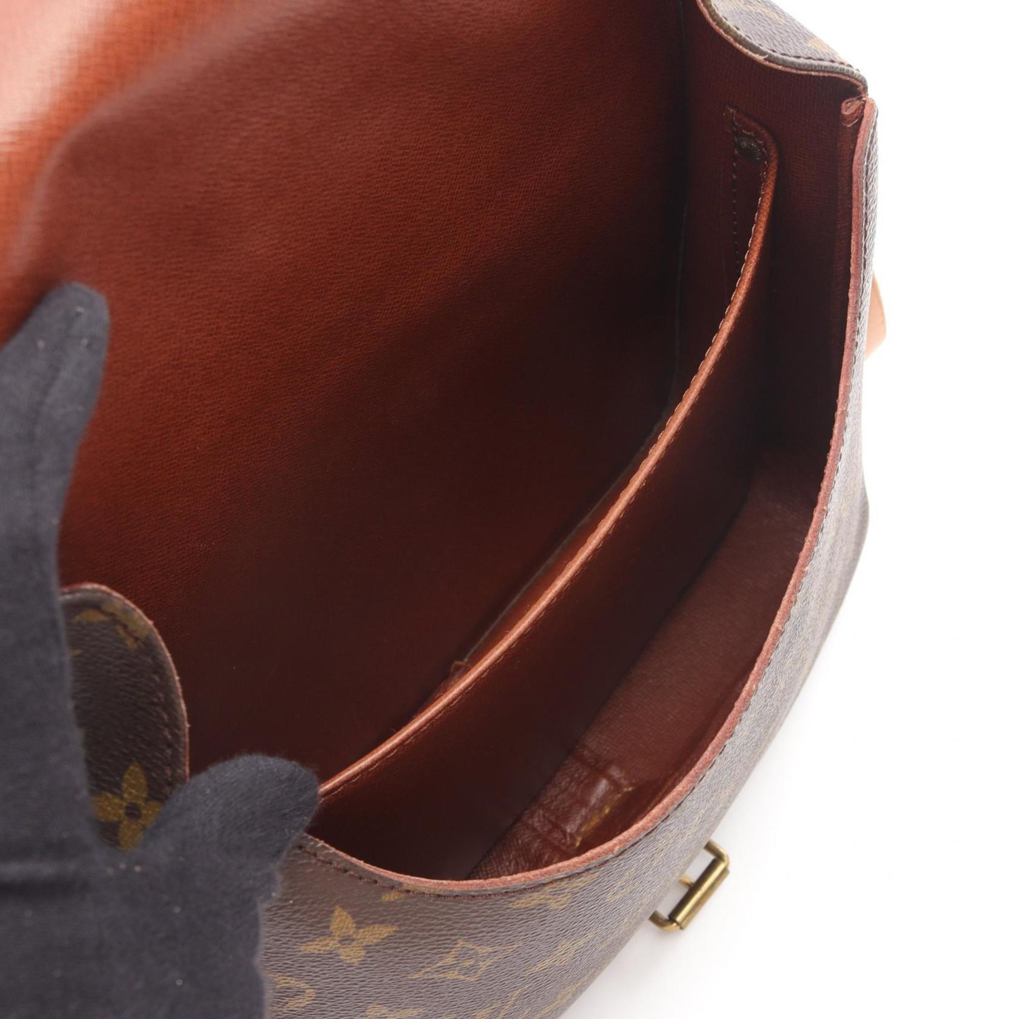 Louis Vuitton Brown Coated Canvas Pvc Leather Shoulder Bag