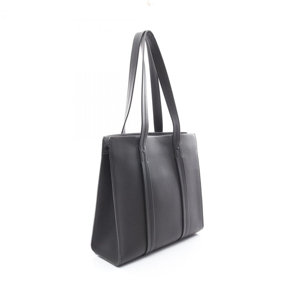 Louis Vuitton Black Leather Tote Bag