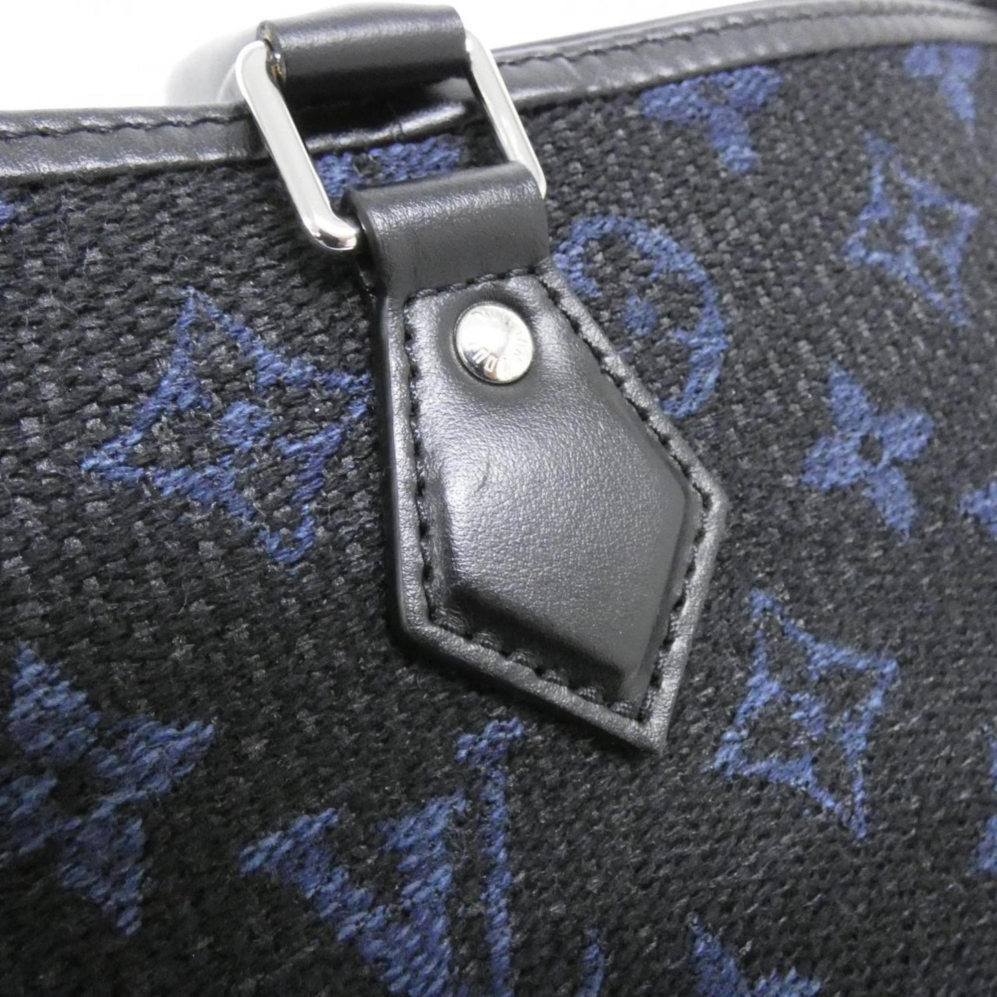 Louis Vuitton Blue Cobalt Jacquard Leather Handbag