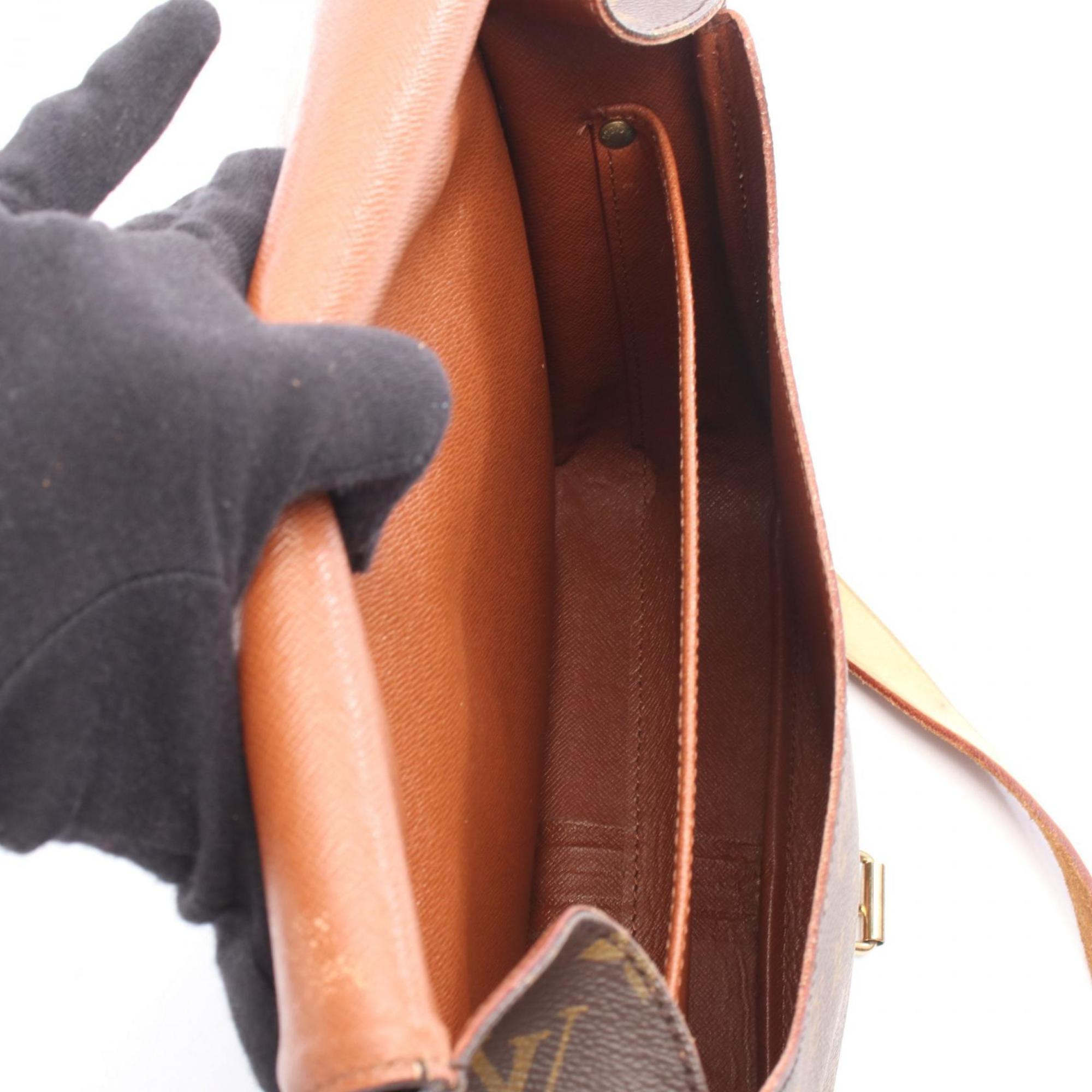 Louis Vuitton Brown Coated Canvas Monogram Pvc Leather Shoulder Bag