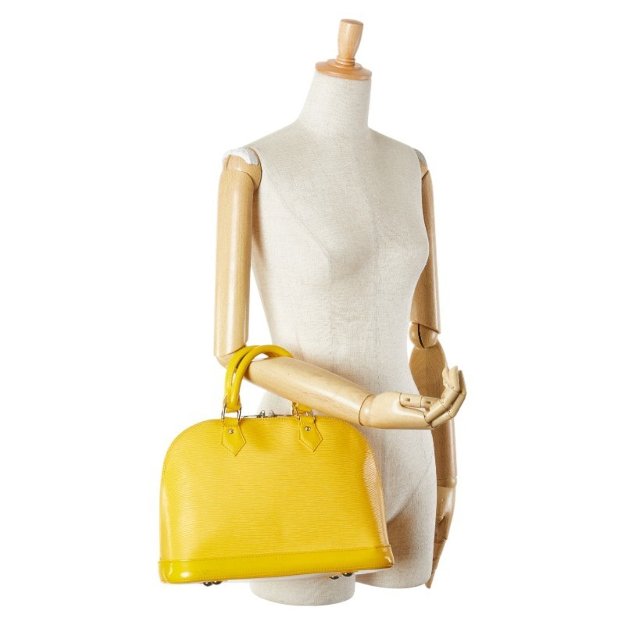Louis Vuitton Epi Mimosa Yellow Leather Handbag