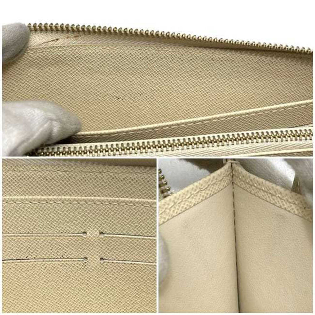 Louis Vuitton Gray White Damier Canvas Long Wallet