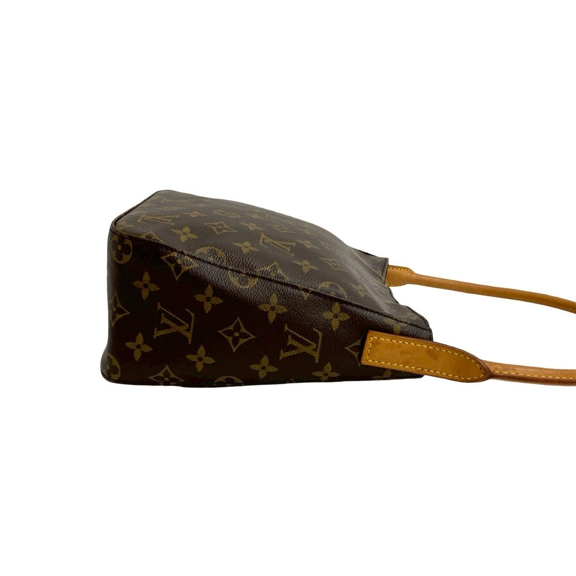 Louis Vuitton Brown Leather Shoulder Bag