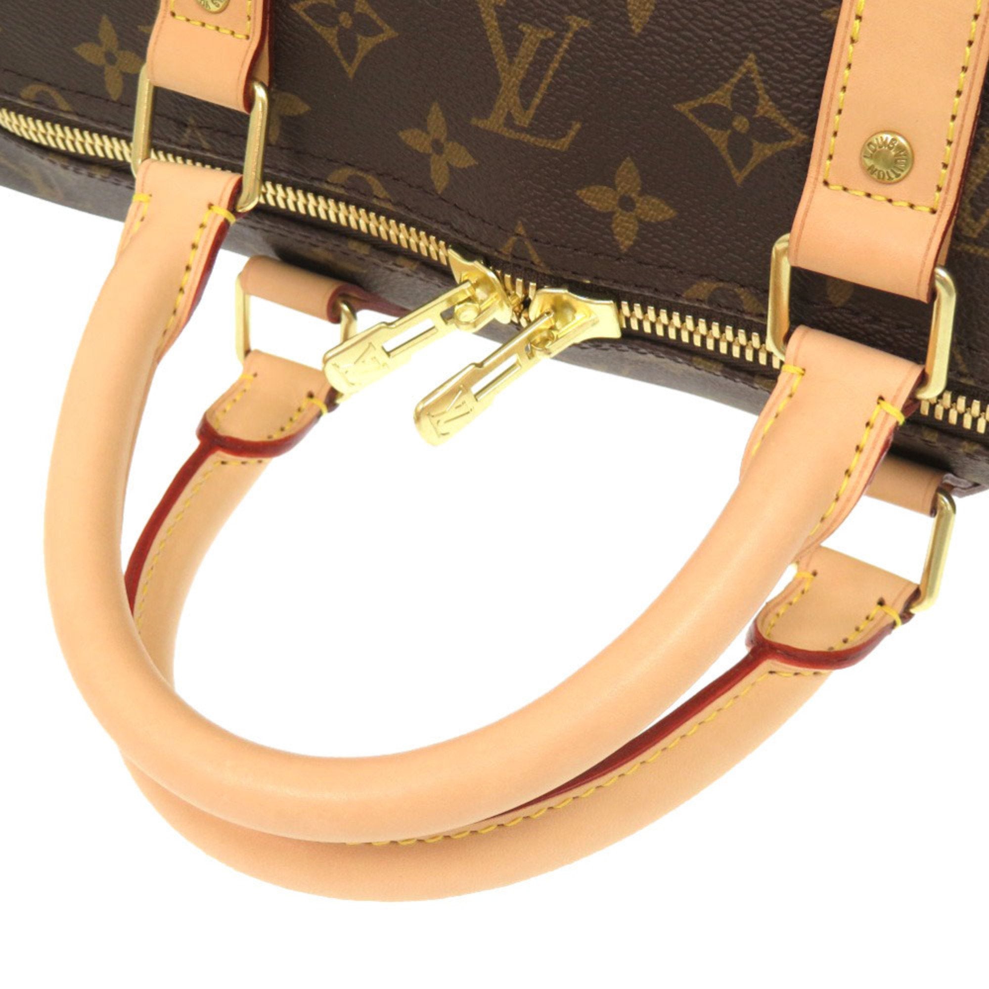 Louis Vuitton Brown Monogram Canvas Boston Bag