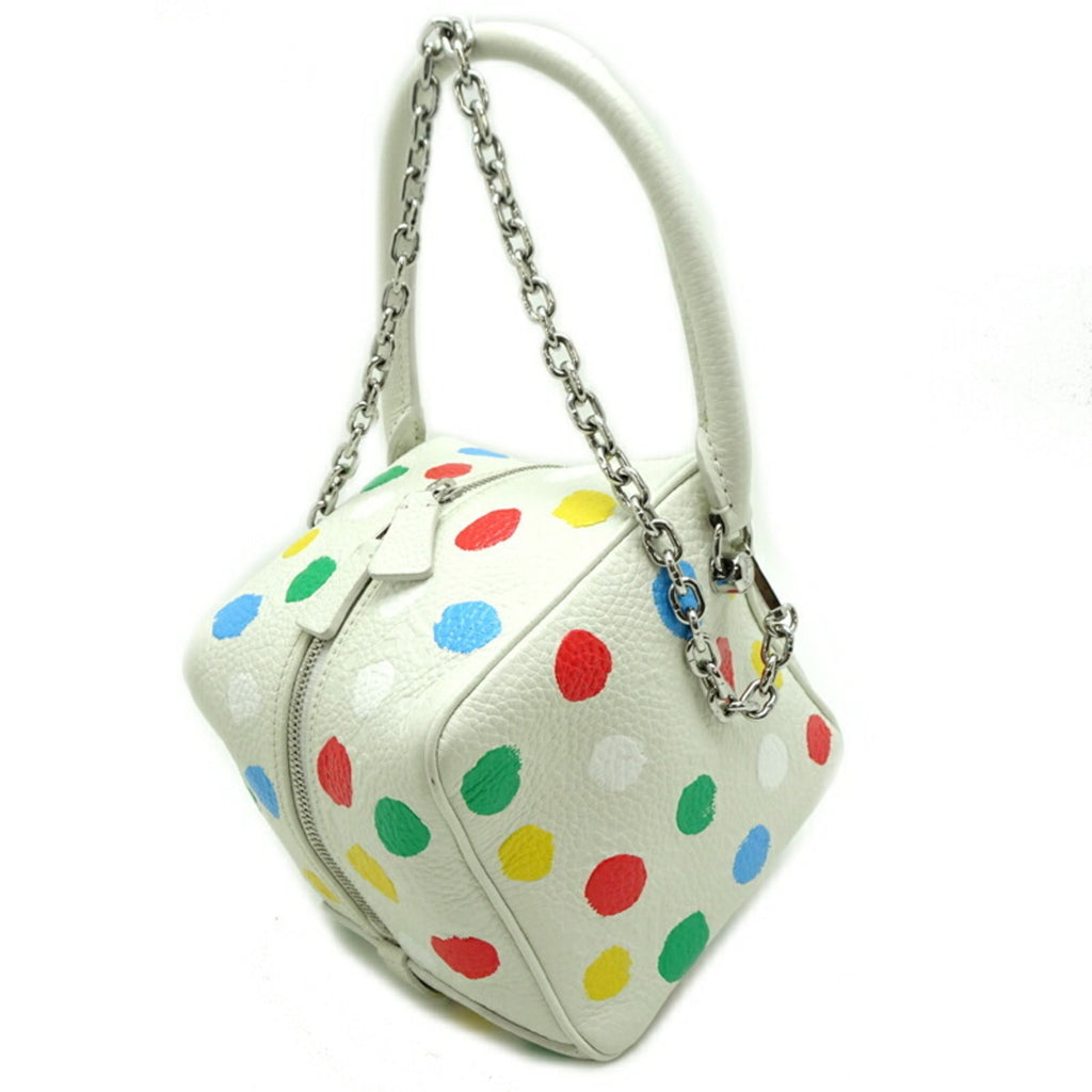 Louis Vuitton Multi-Color White Leather Shoulder Bag