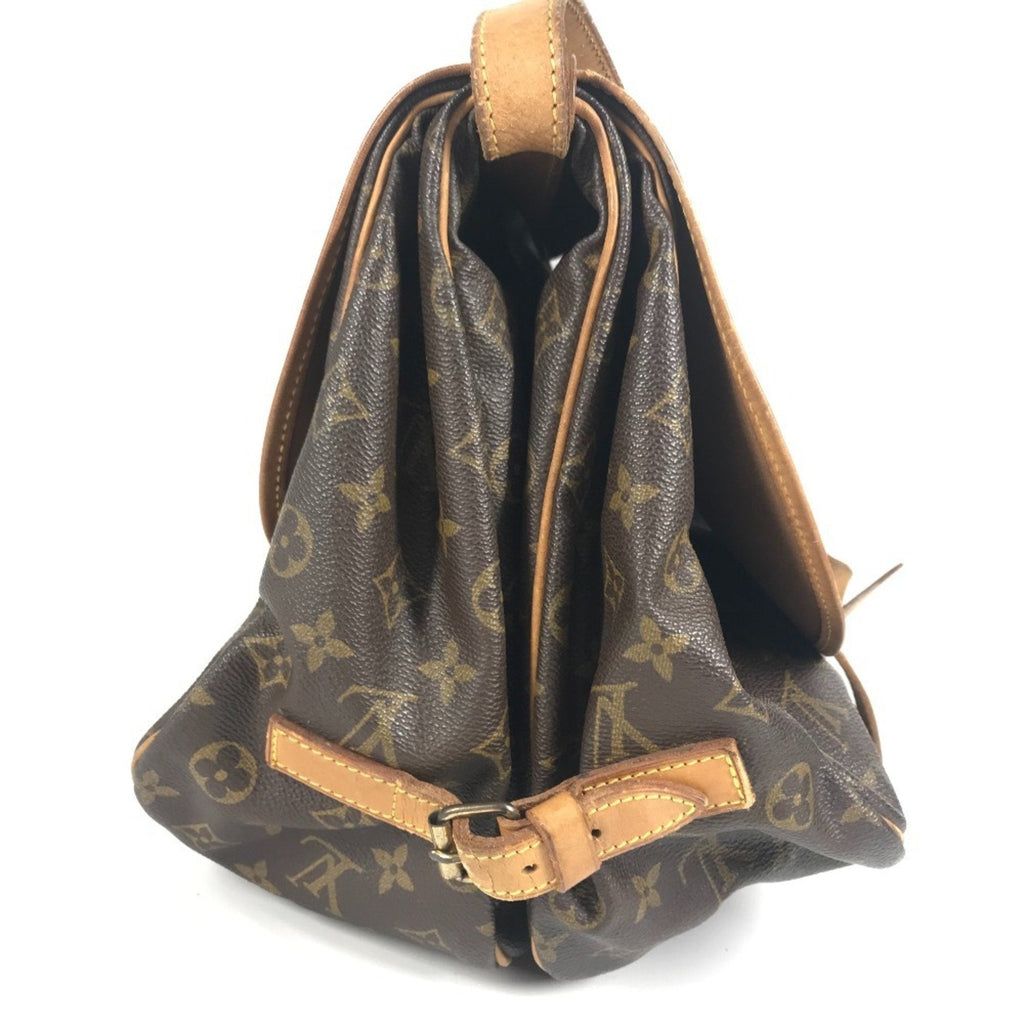 Louis Vuitton Brown Monogram Canvas Shoulder Bag