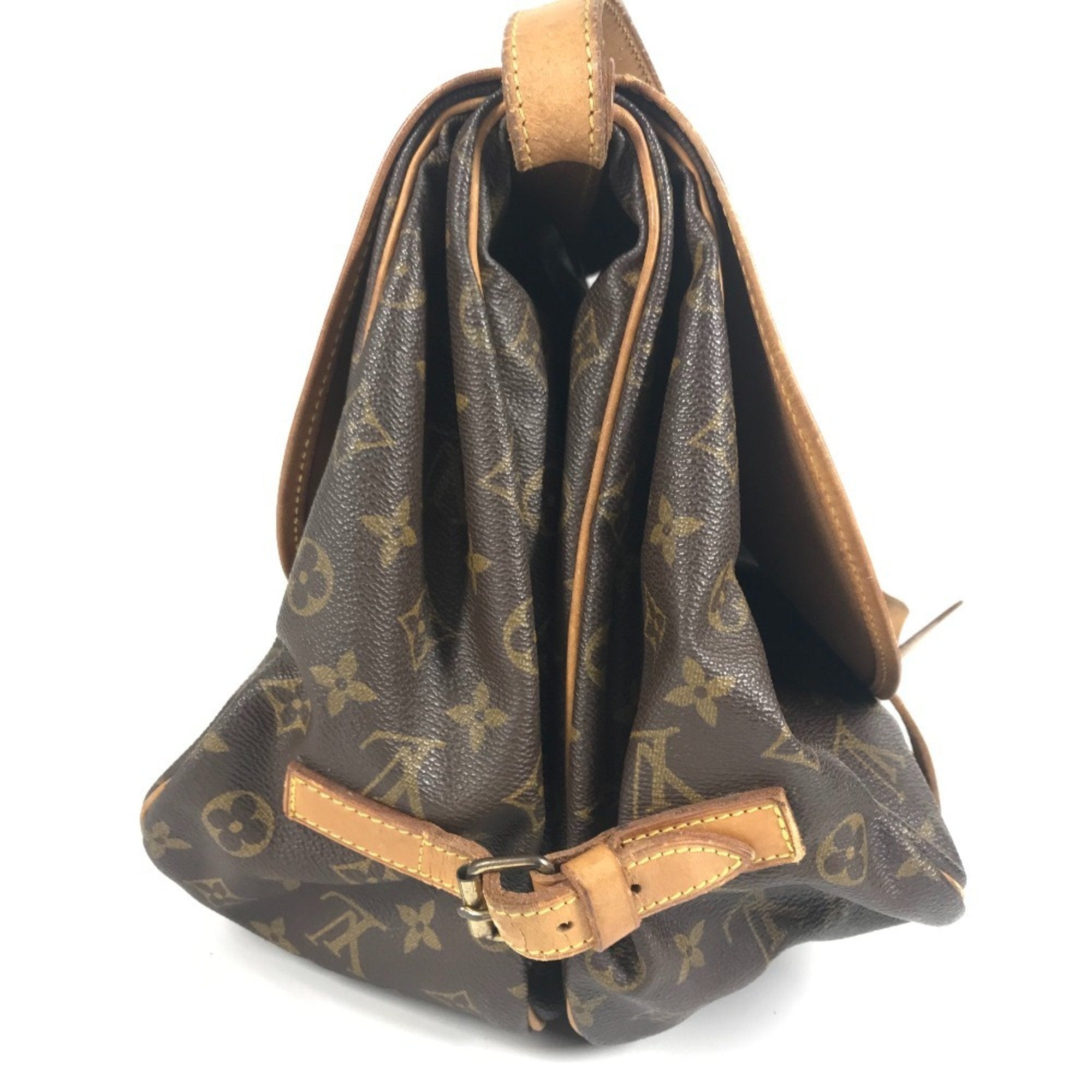 Louis Vuitton Brown Monogram Canvas Shoulder Bag